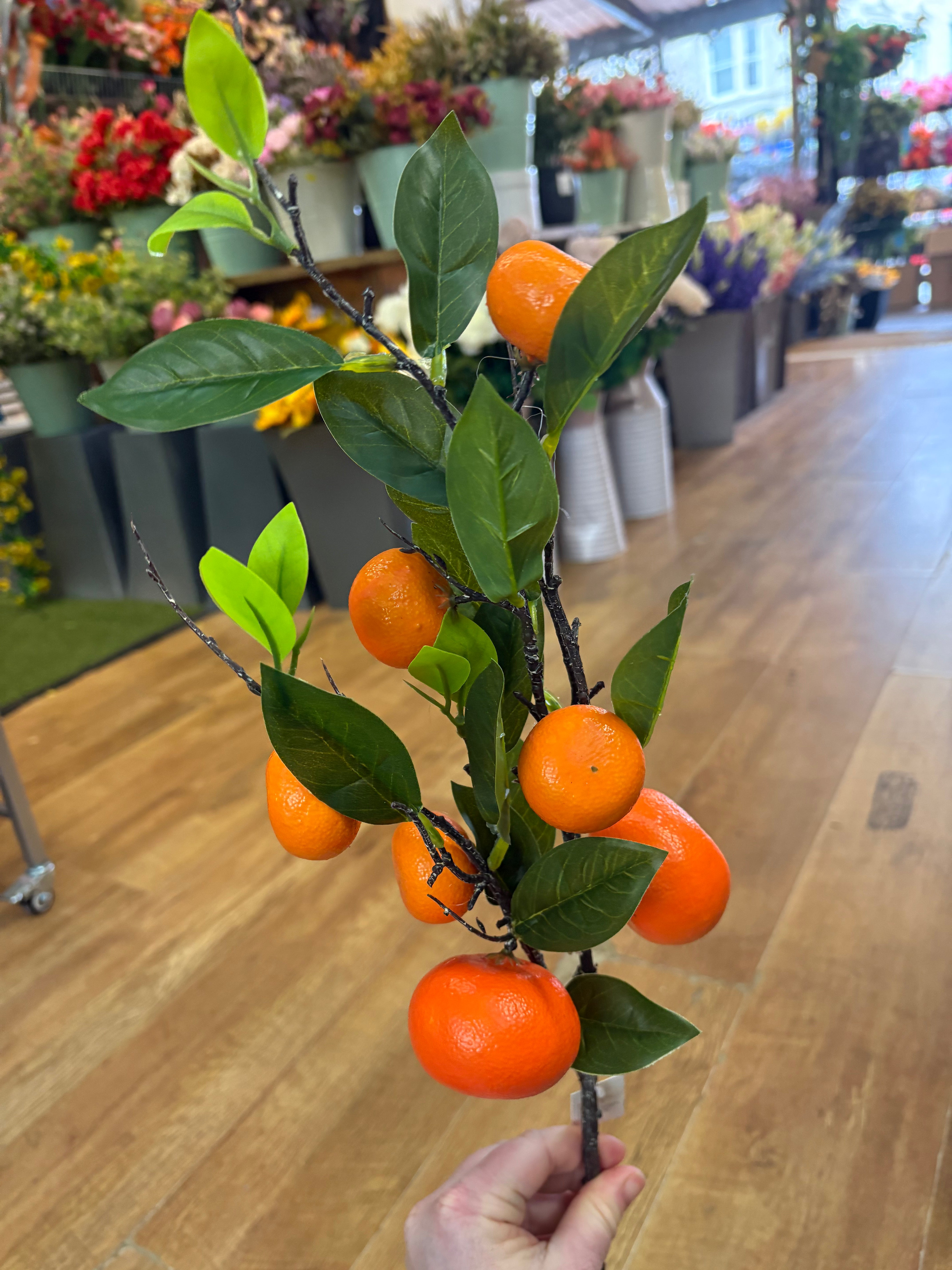 Long stem tangerine spray - 2 colours available