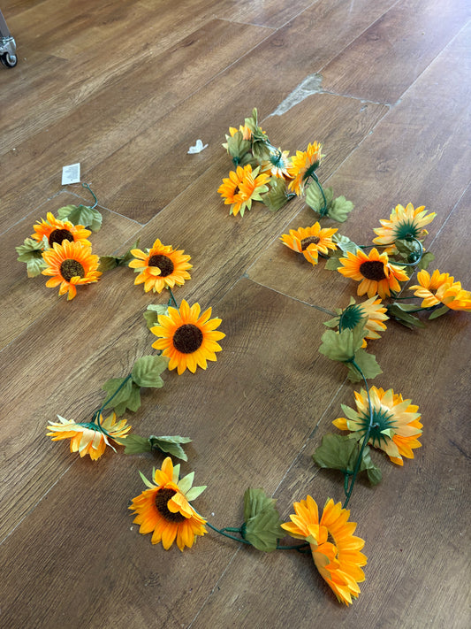230cm sunflower garland