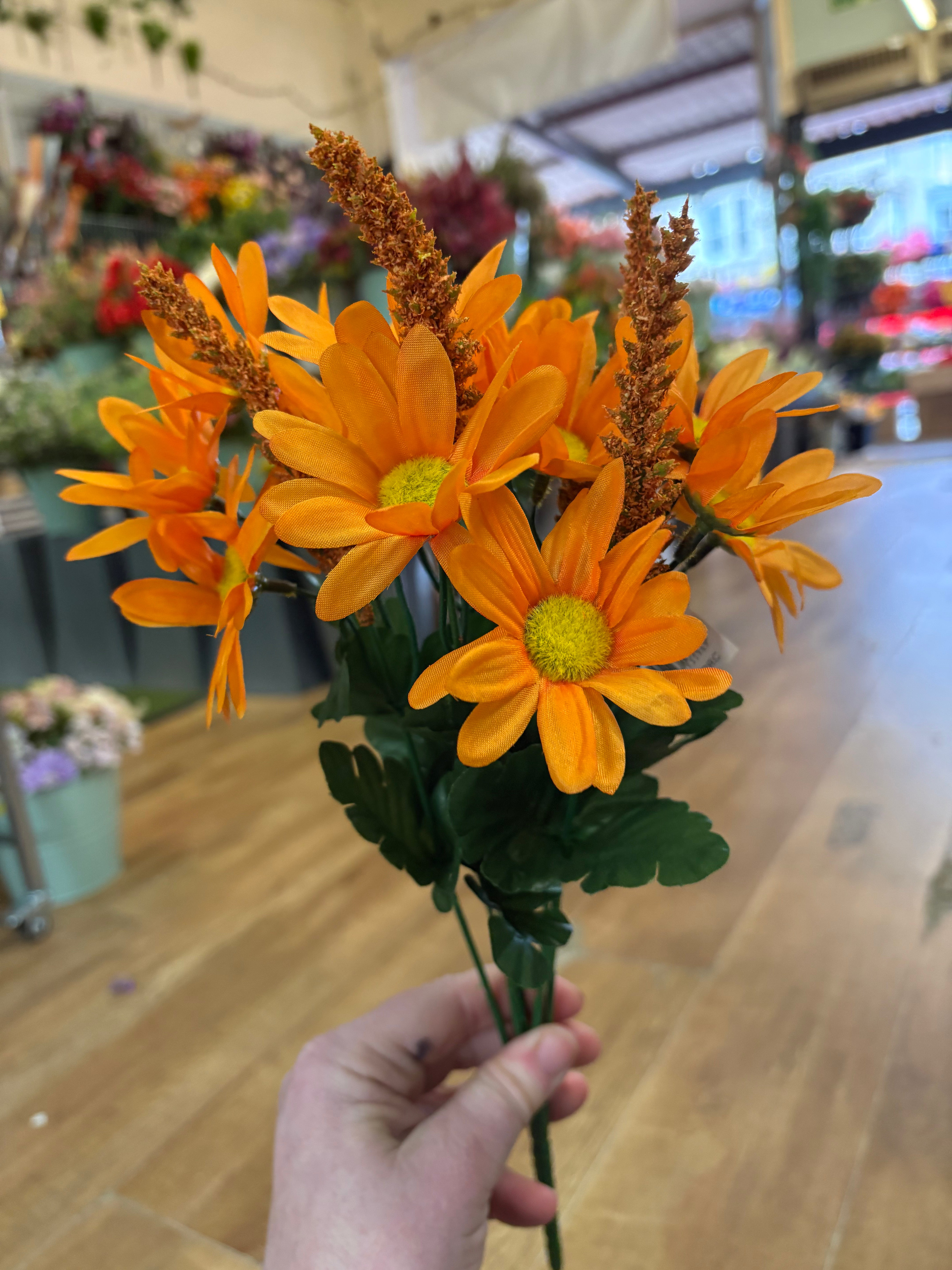 Daisy and foxtail bush - 2 colours available