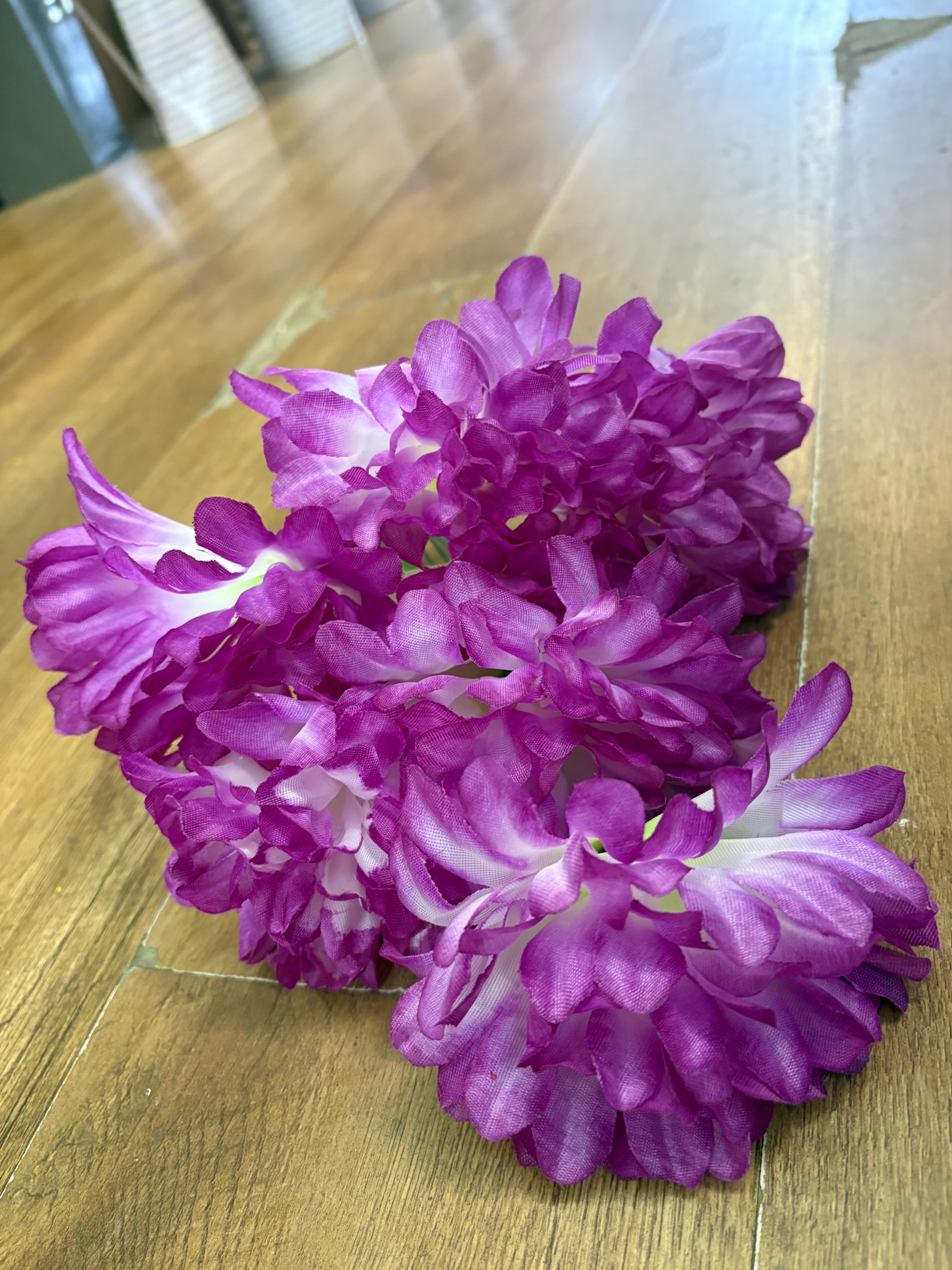 Tall bunch of large mum bush - 4 colours available