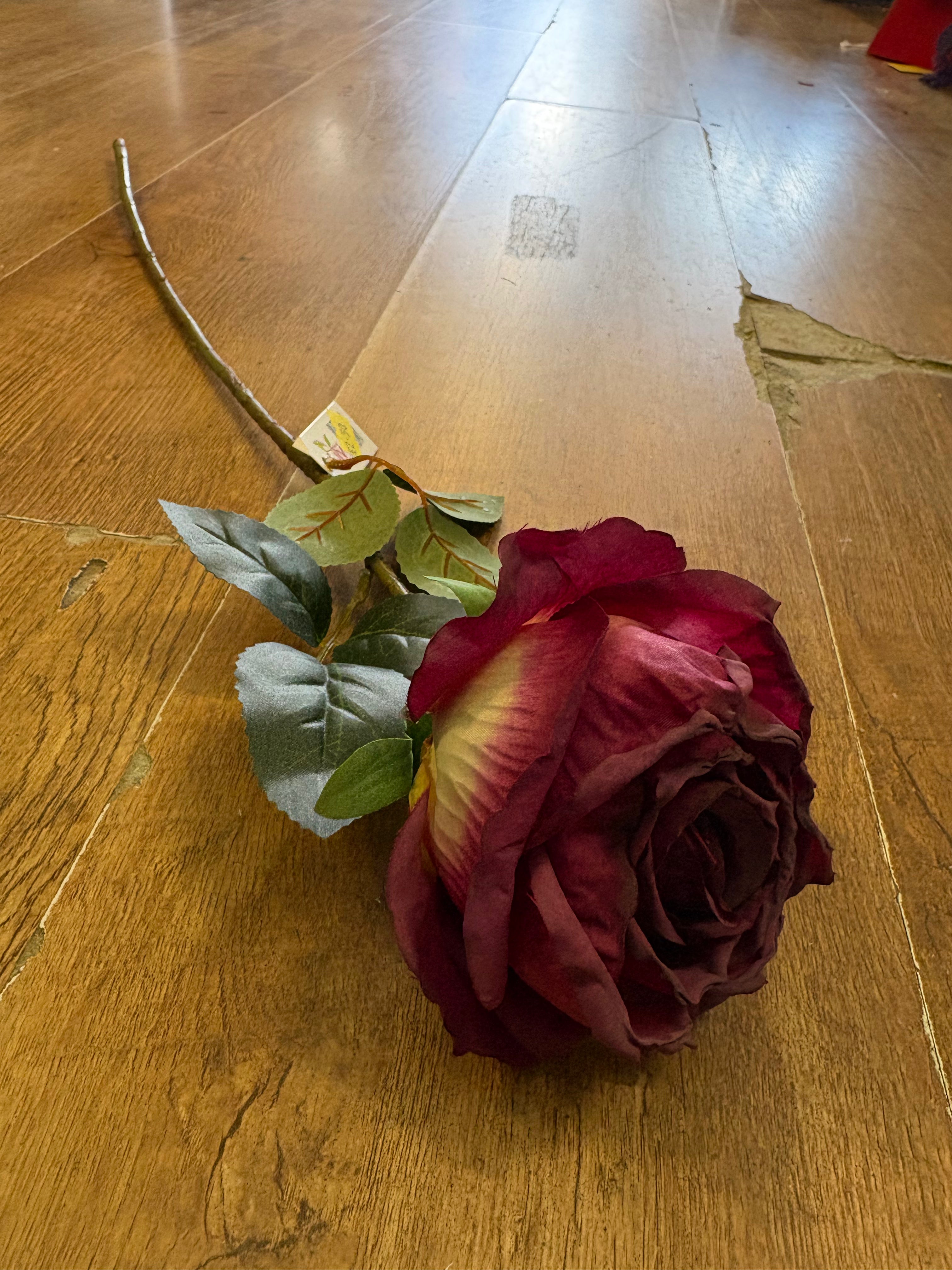 Dried inspired mulberry globe rose
