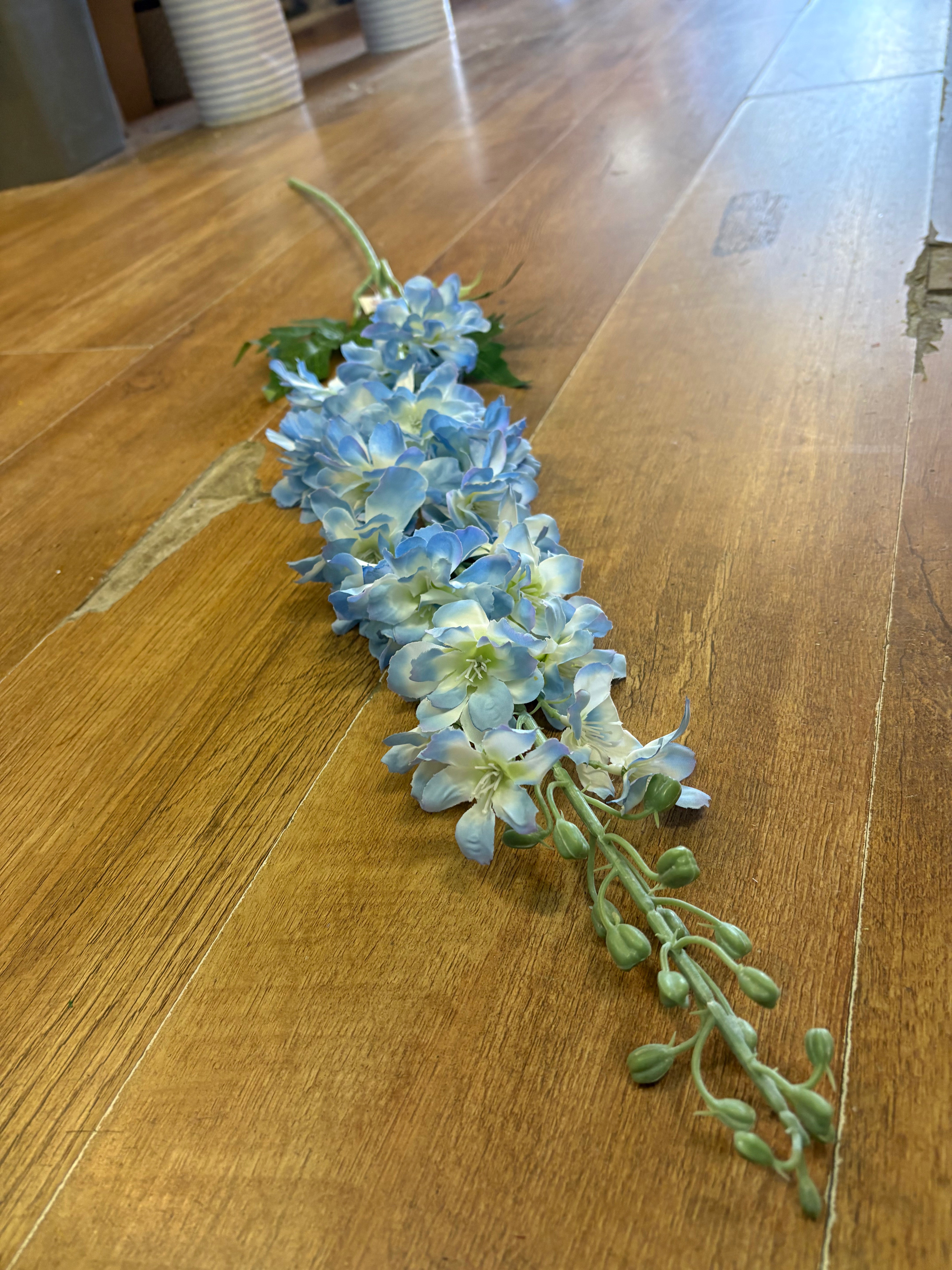 120cm tall pale blue delphinium