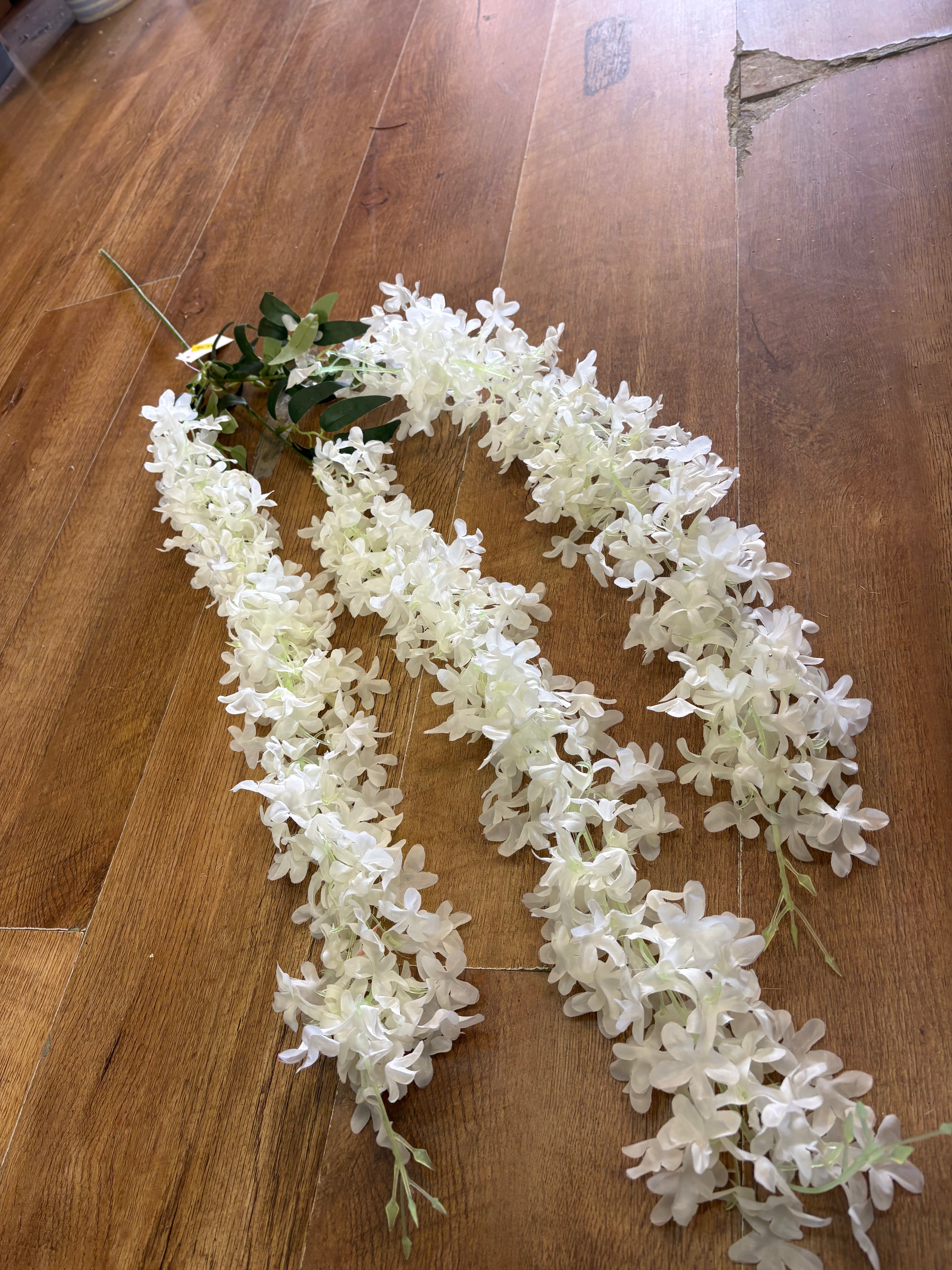 114cm trailing ivory blossom