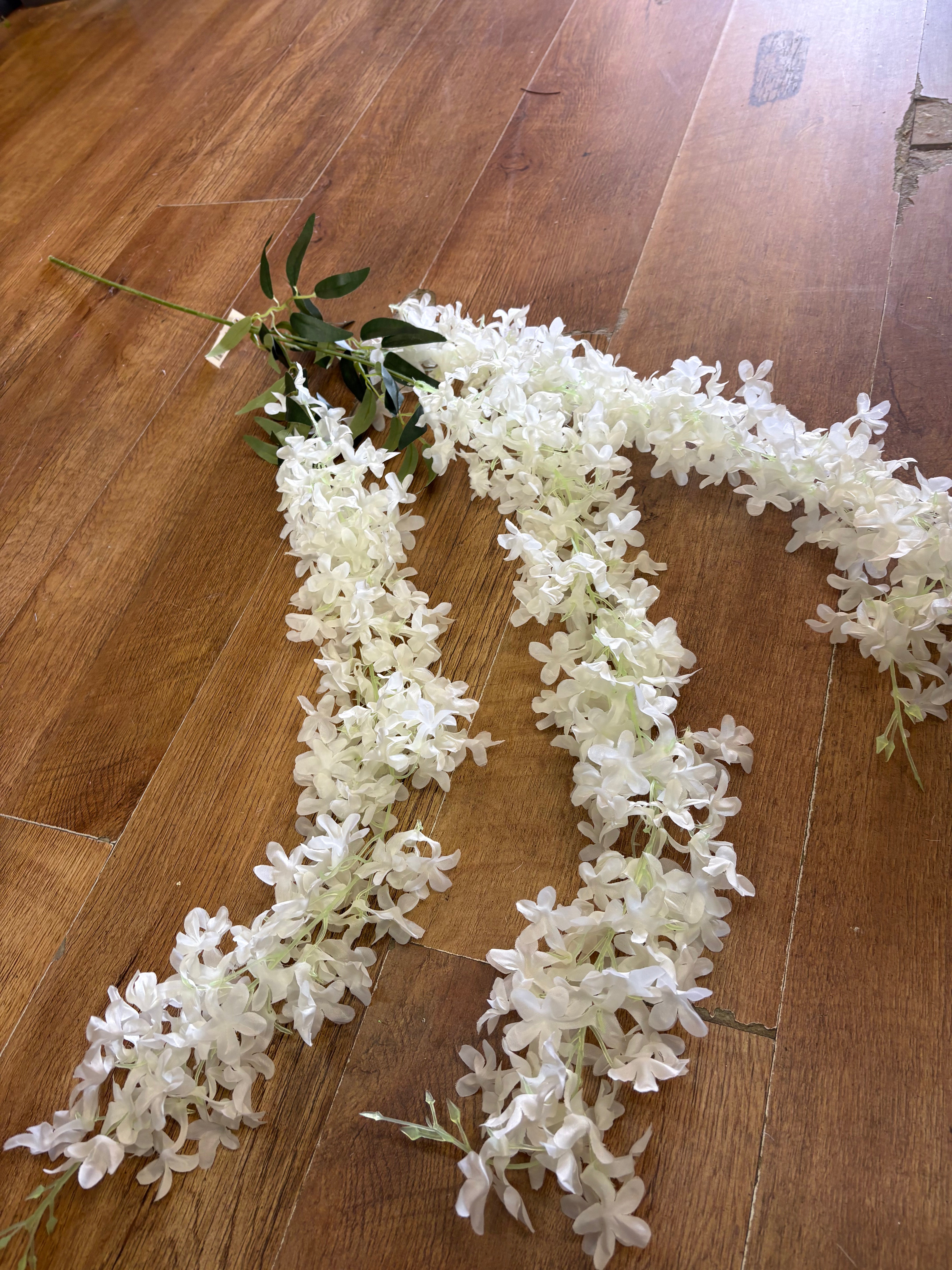 114cm trailing ivory blossom