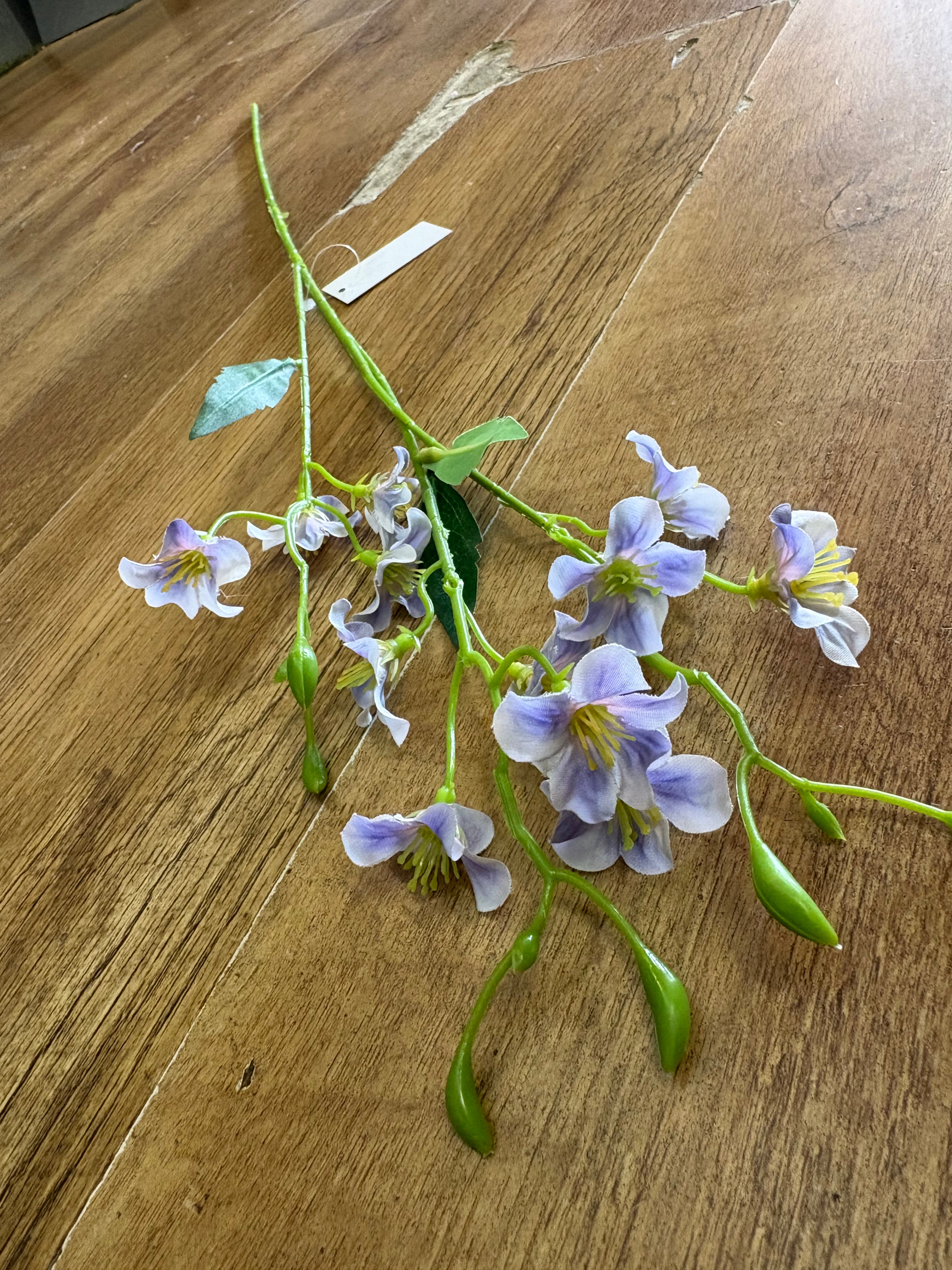 Long stem dainty floral filler - 4 colours available