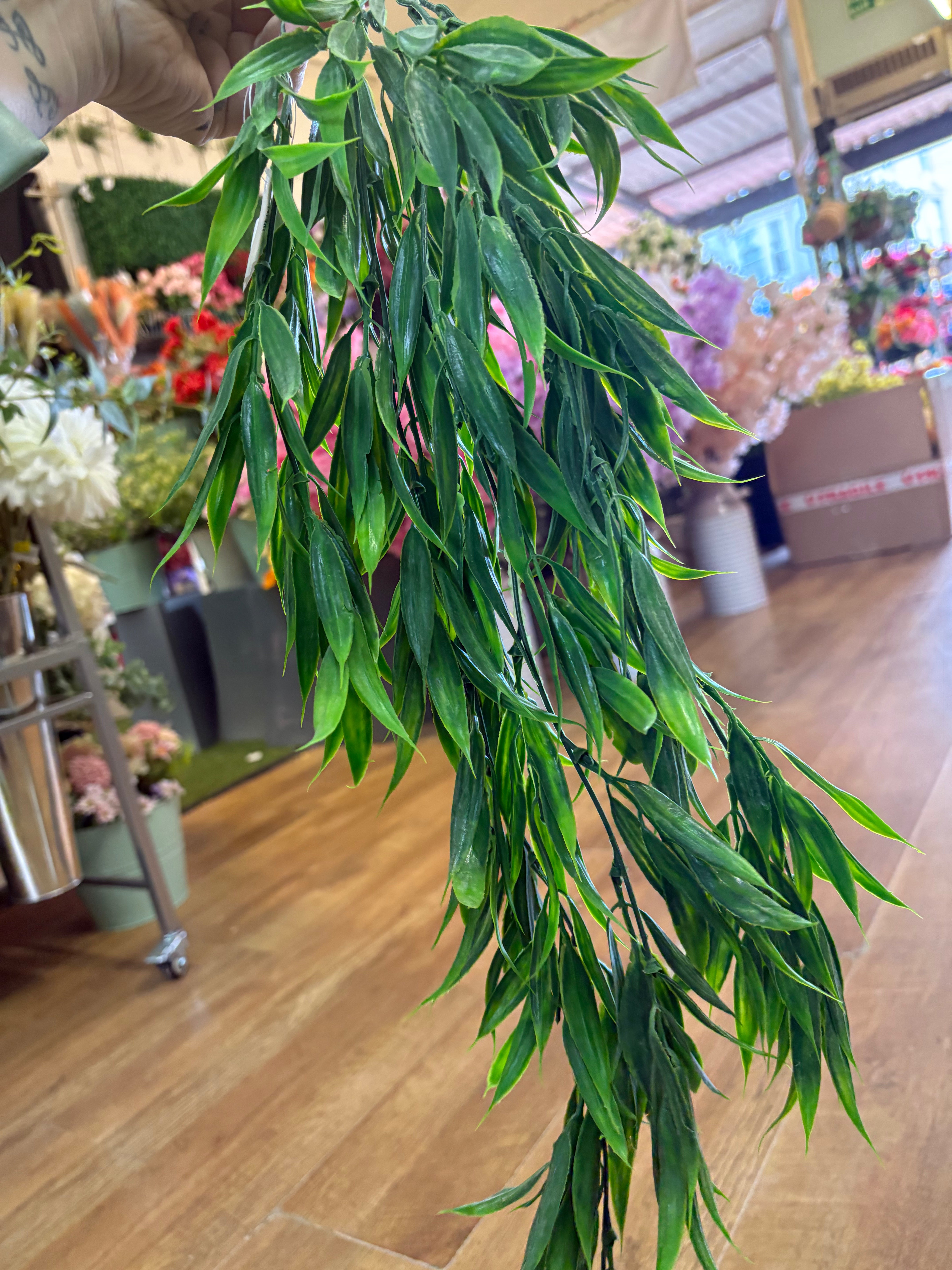 Hanging/trailing grass