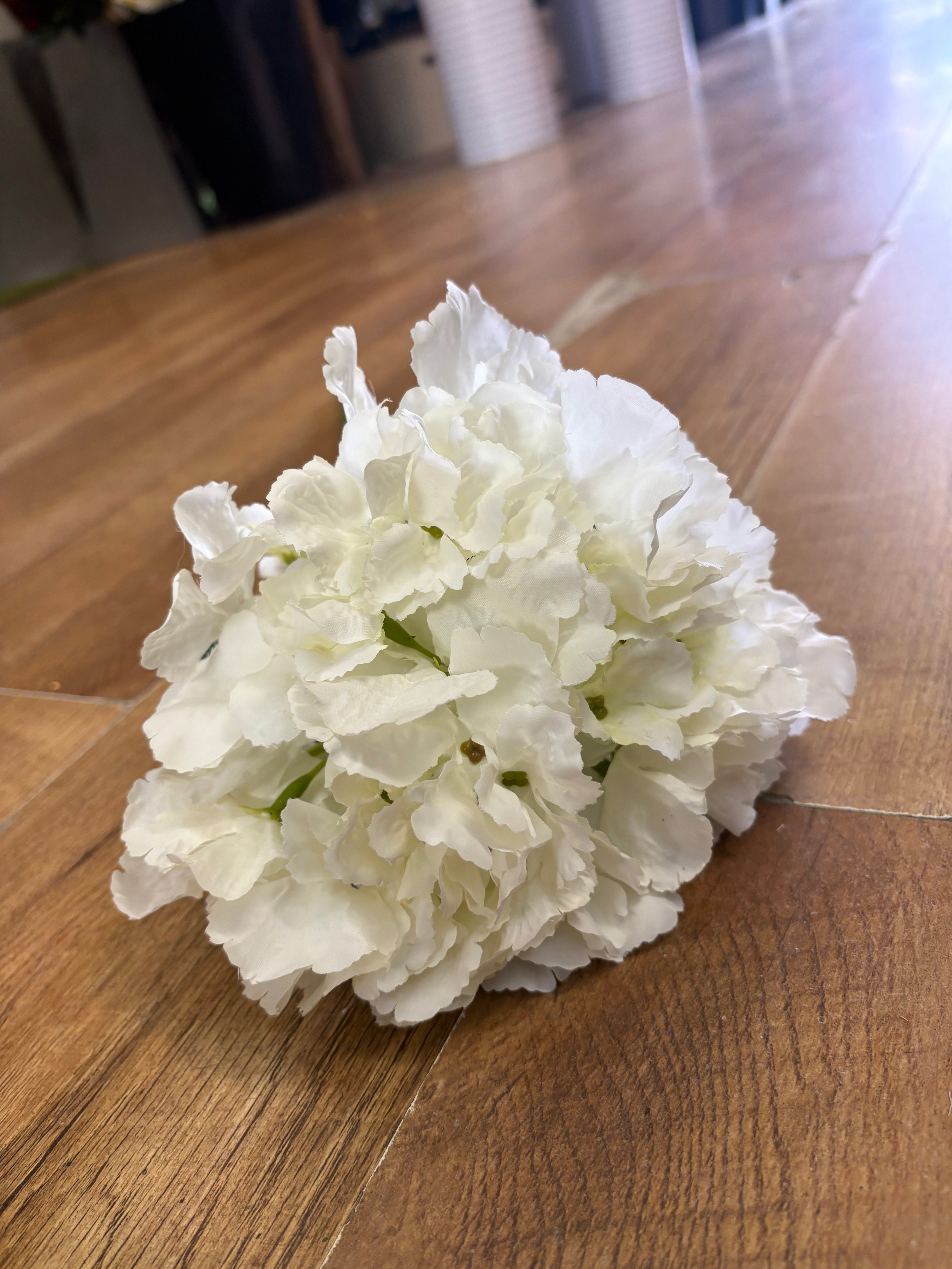 Ivory French hydrangea stem