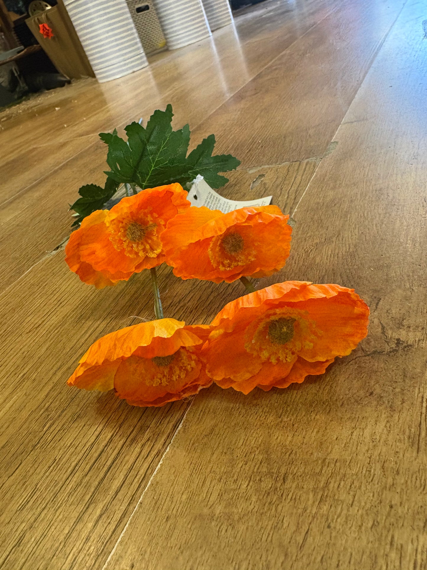 59cm poppy stem - 2 colours available