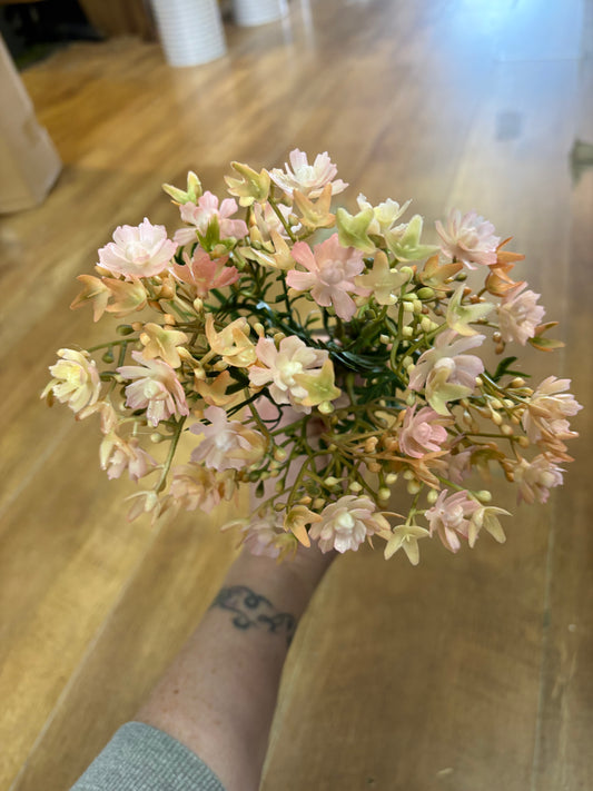 Peachy pink tuberose bundle