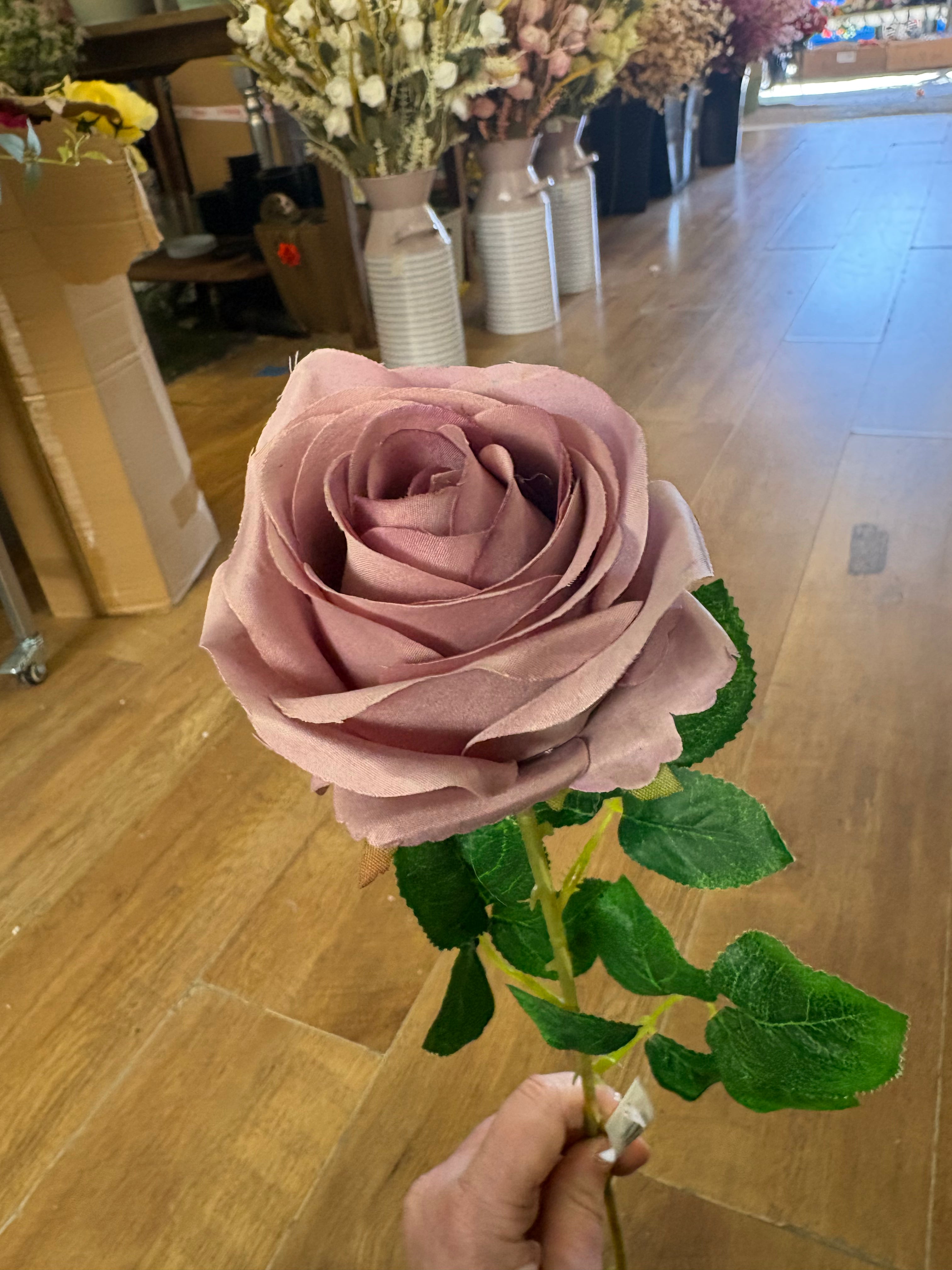 Vintage mauve single harper rose
