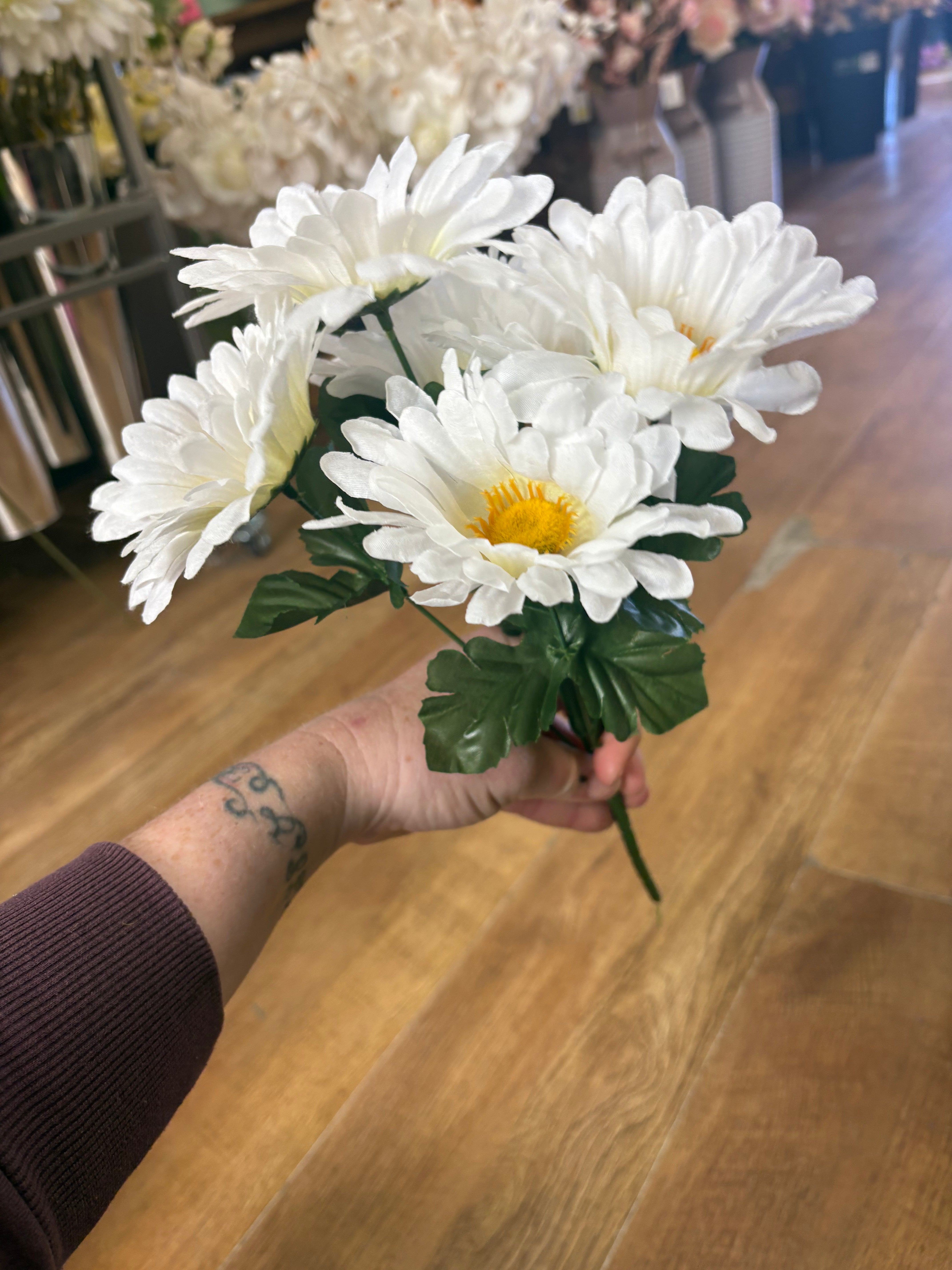 Large gerbera daisy bunch - 4 colours available