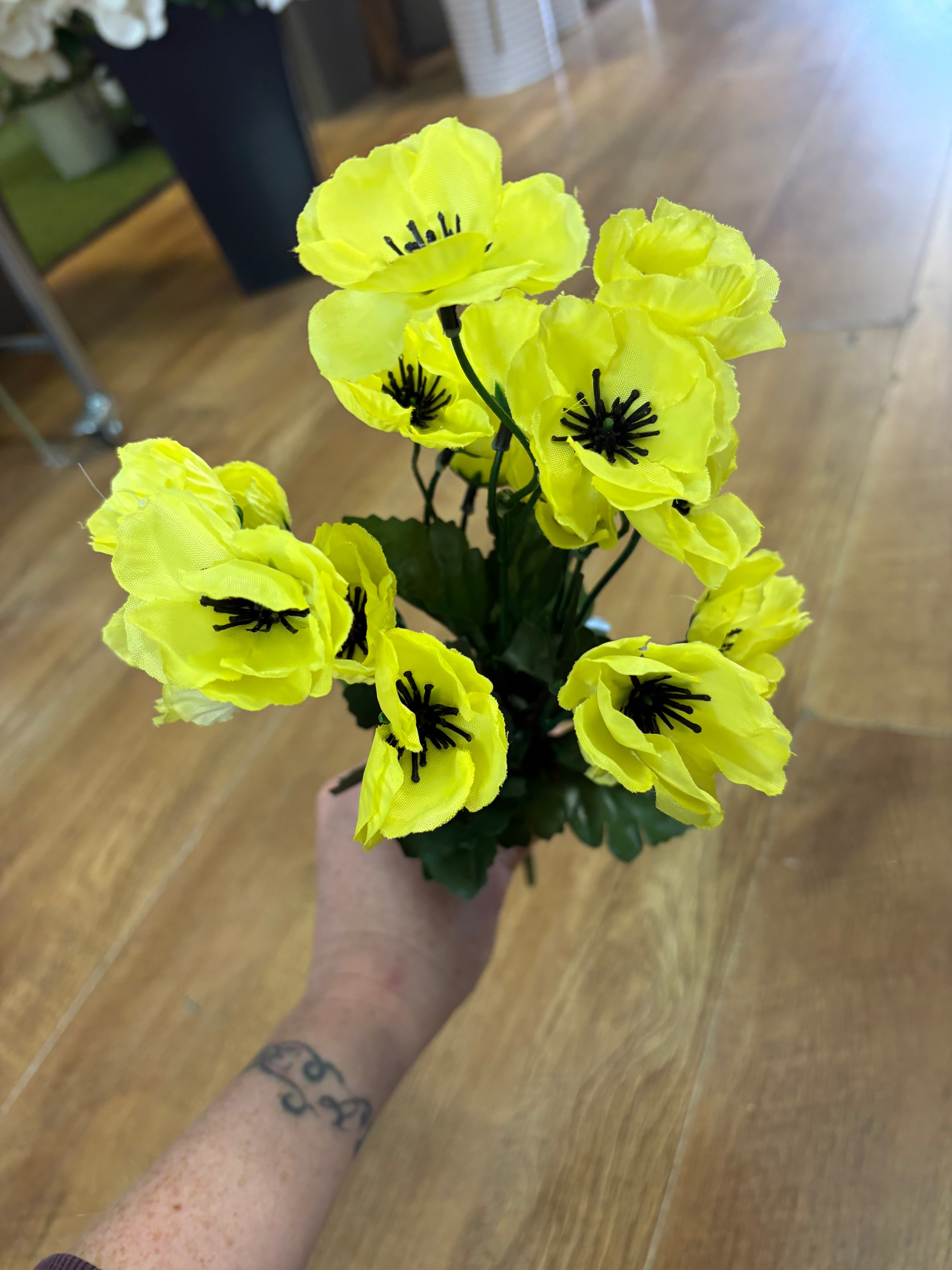 Mini Poppy bunch - 4 colours available