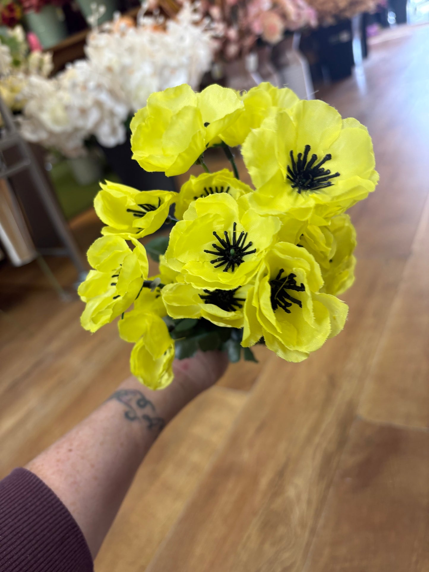 Mini Poppy bunch - 4 colours available
