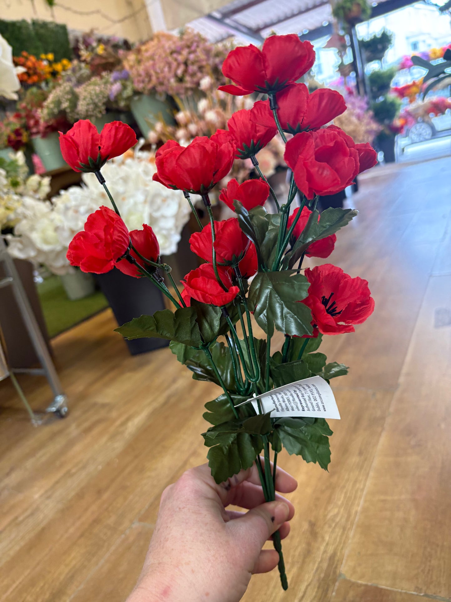 Mini Poppy bunch - 4 colours available