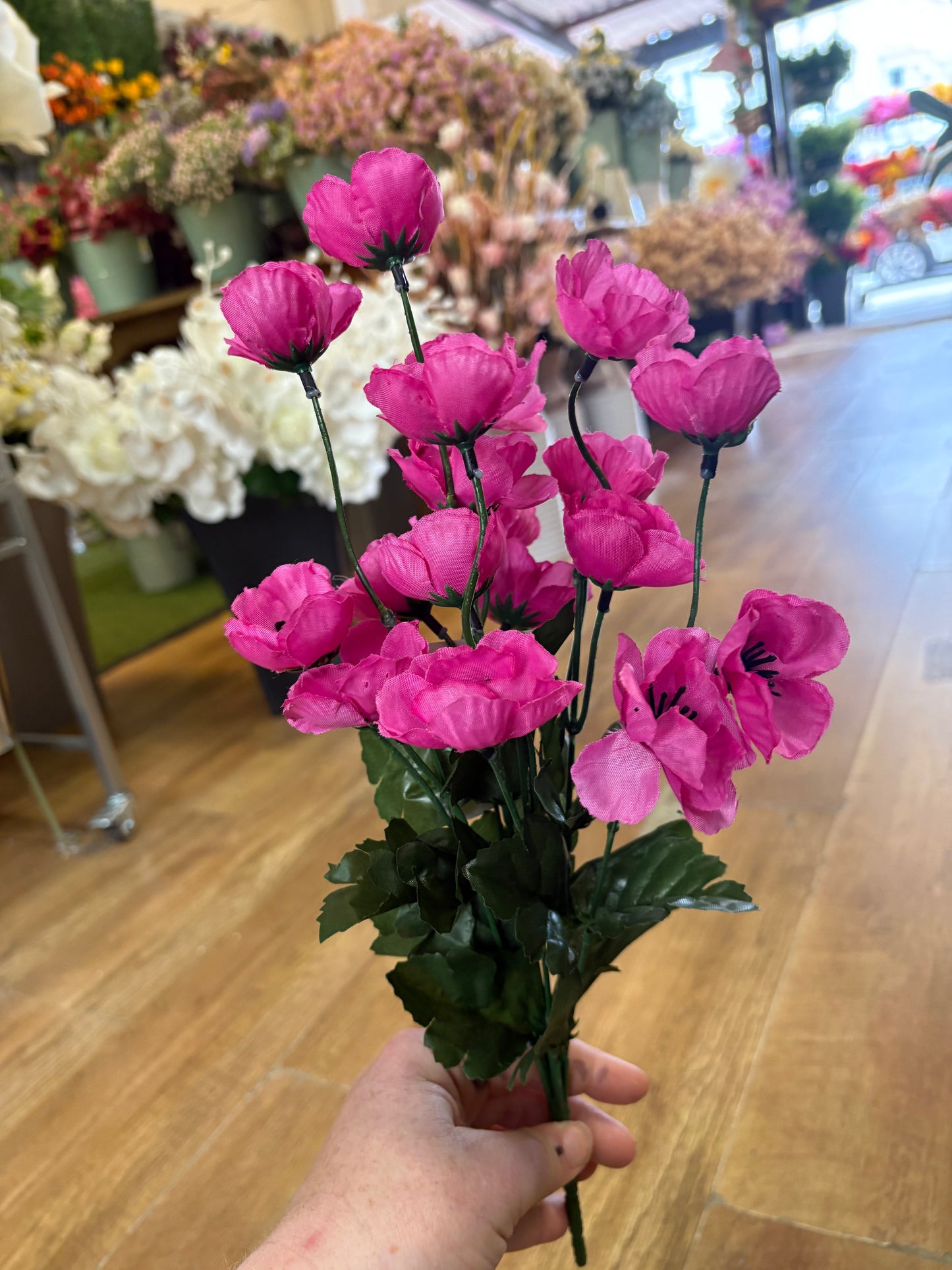 Mini Poppy bunch - 4 colours available
