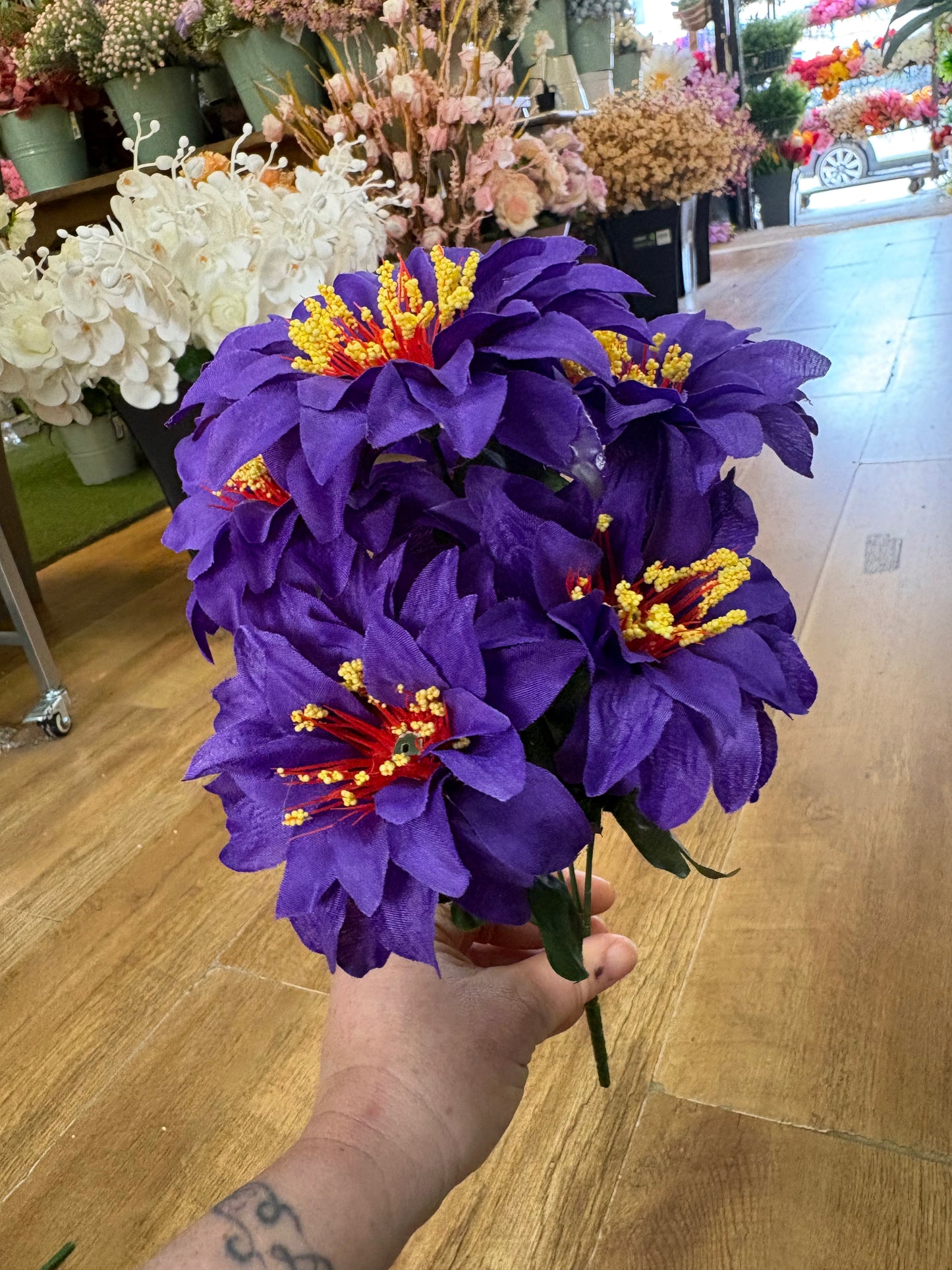 Carnival zinnia bunch - 4 colours available