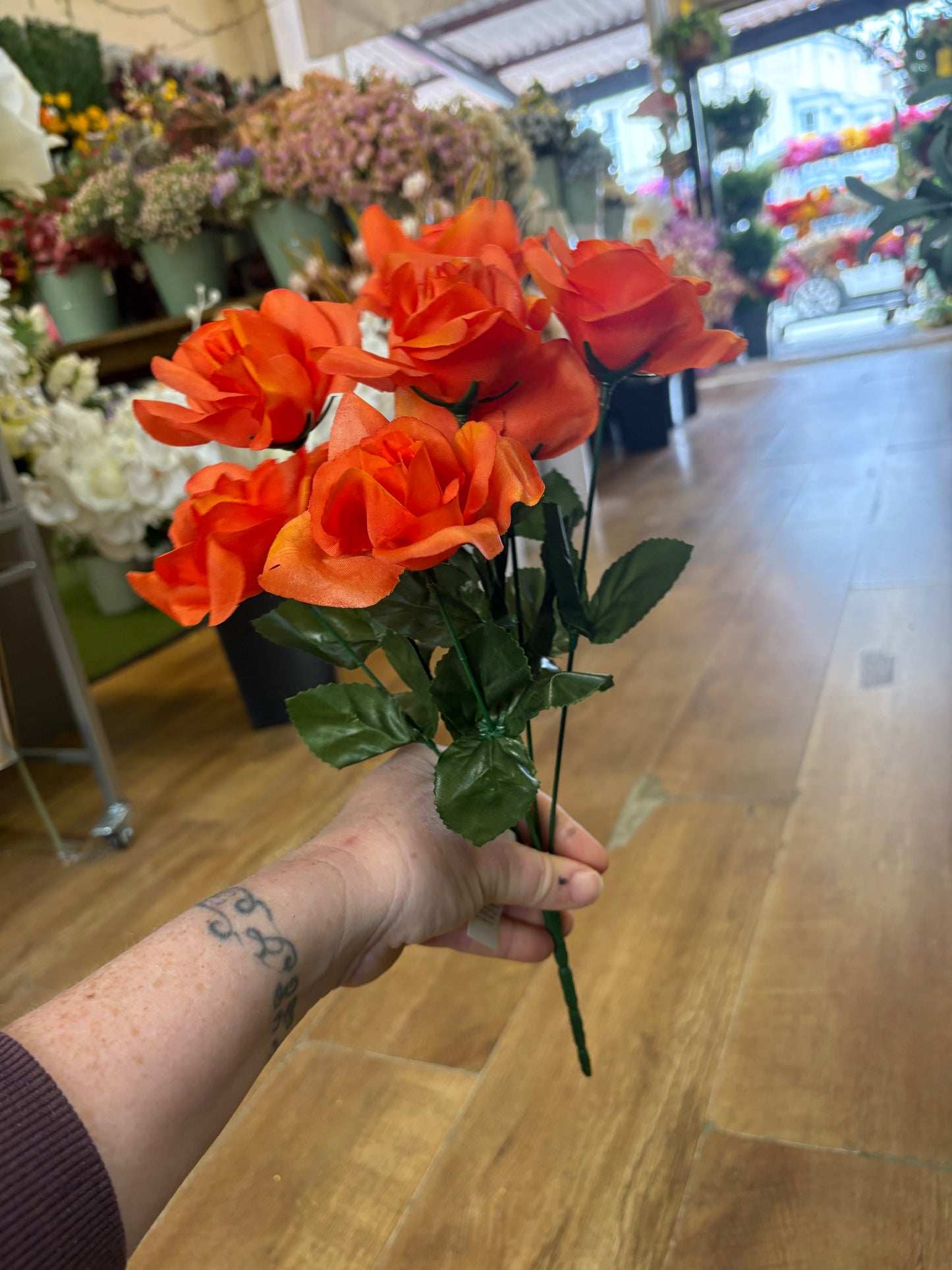 Carnival rose bunch - 3 colours available