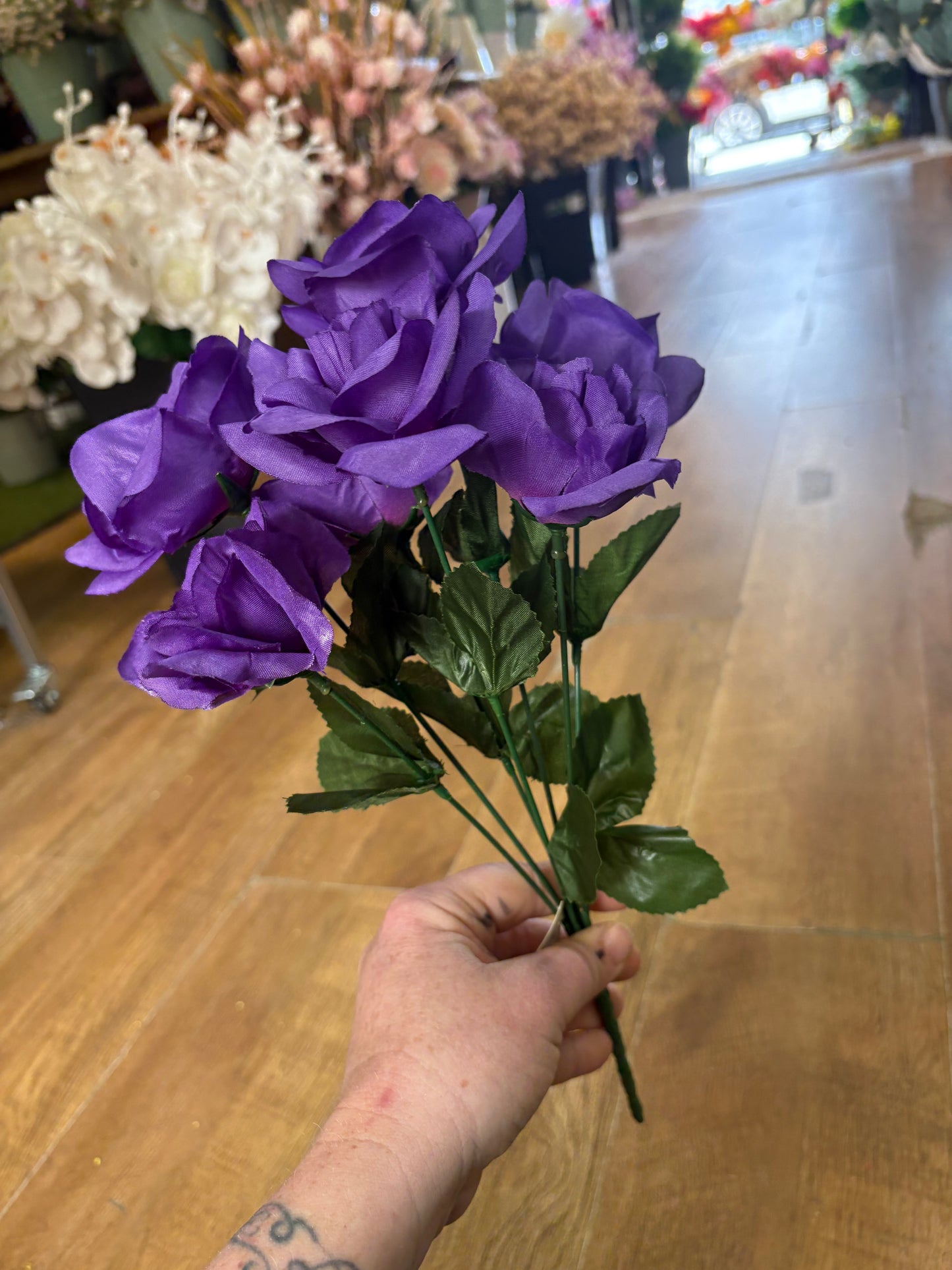 Carnival rose bunch - 3 colours available