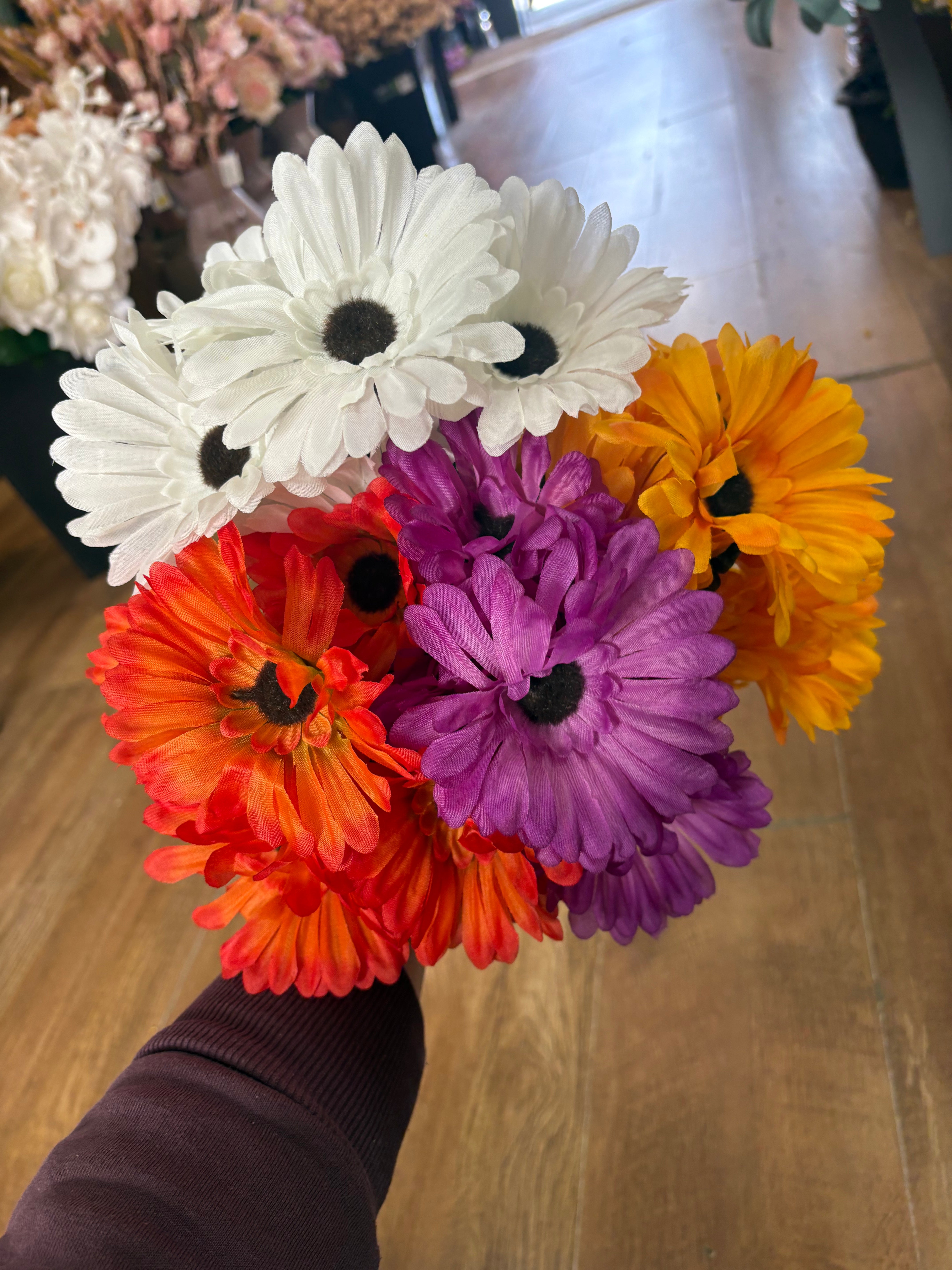 Gerbera bunch - 4 colours available