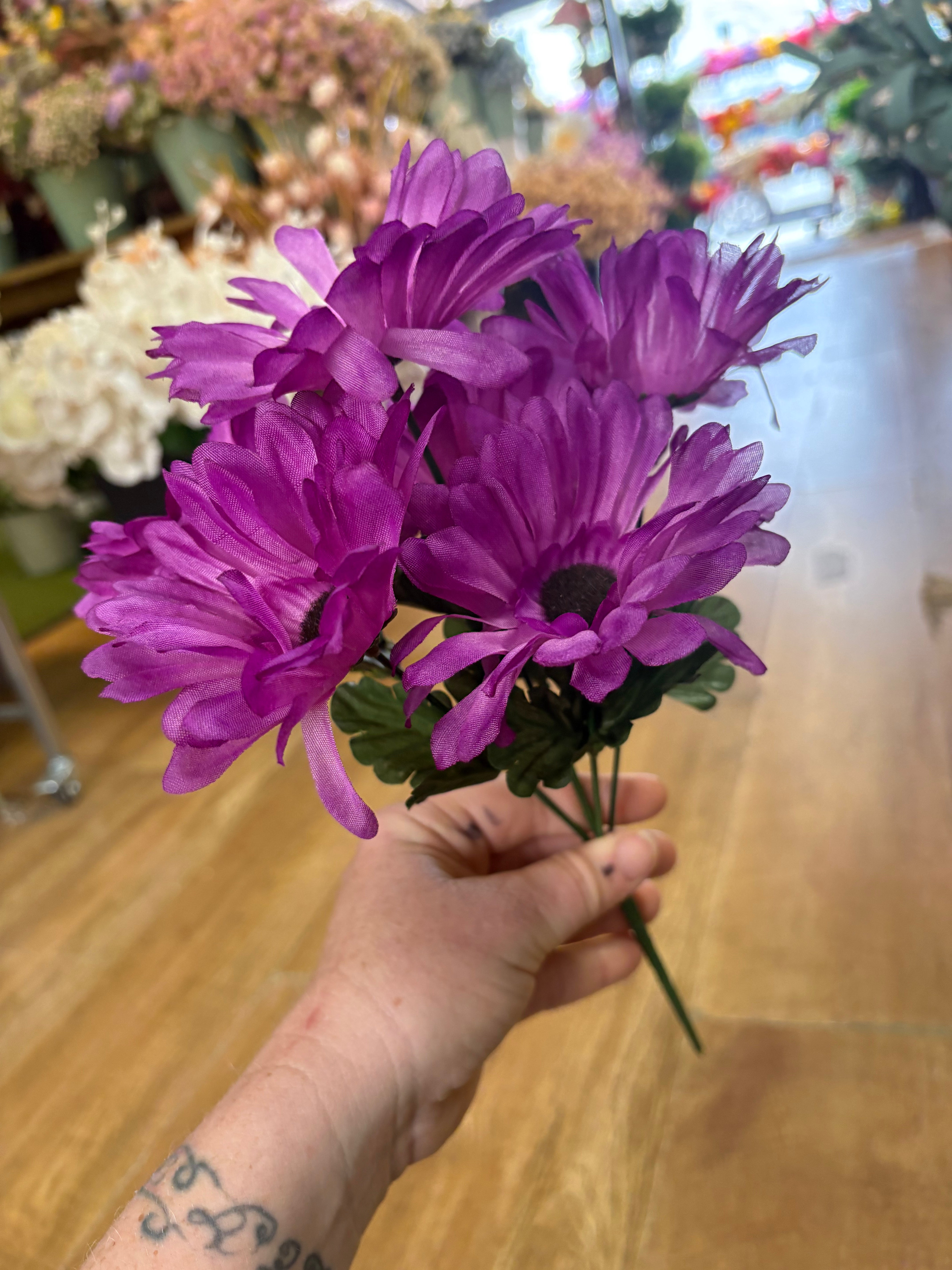 Gerbera bunch - 4 colours available