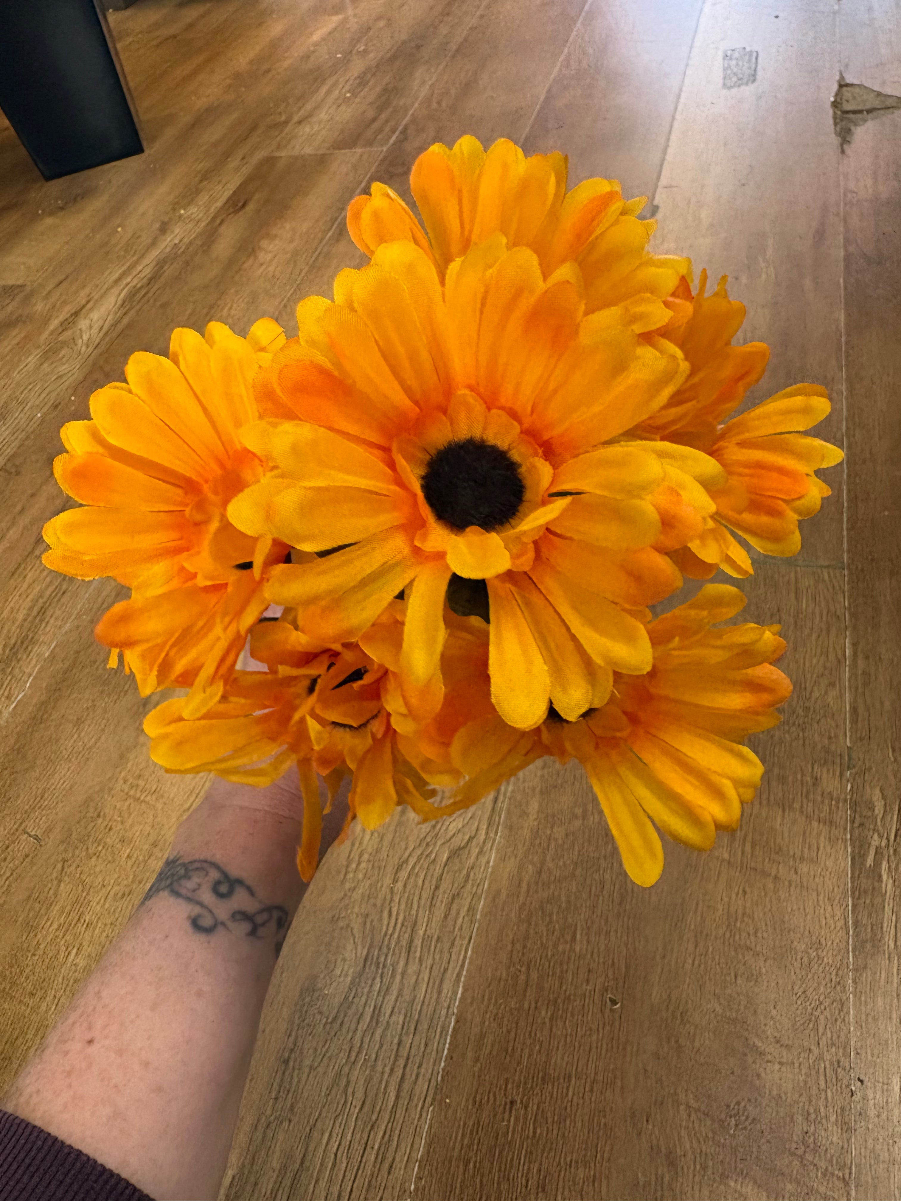 Gerbera bunch - 4 colours available