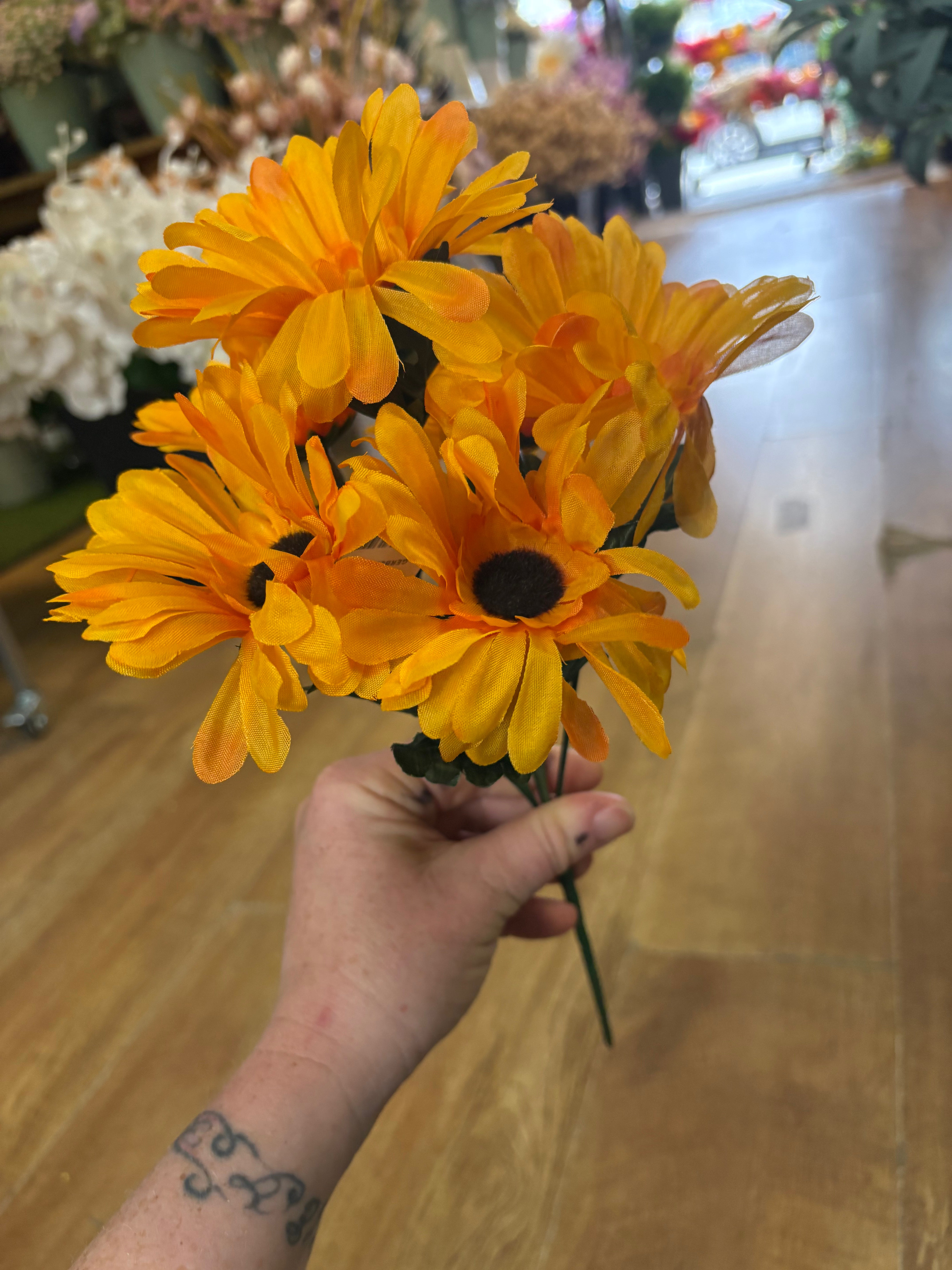 Gerbera bunch - 4 colours available