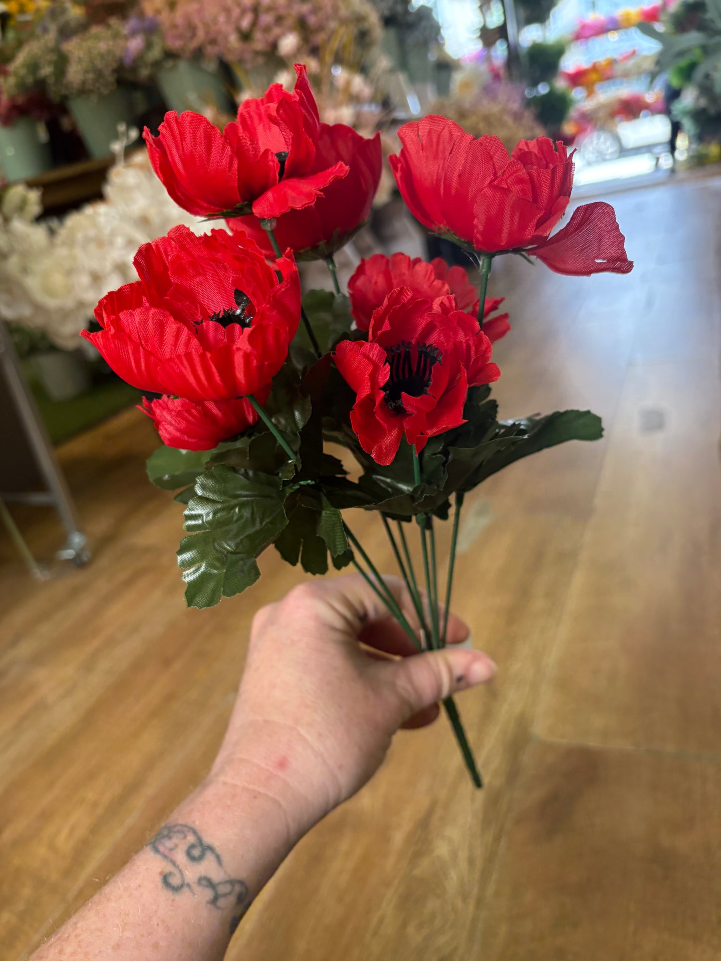 Poppy bush - 4 colours available