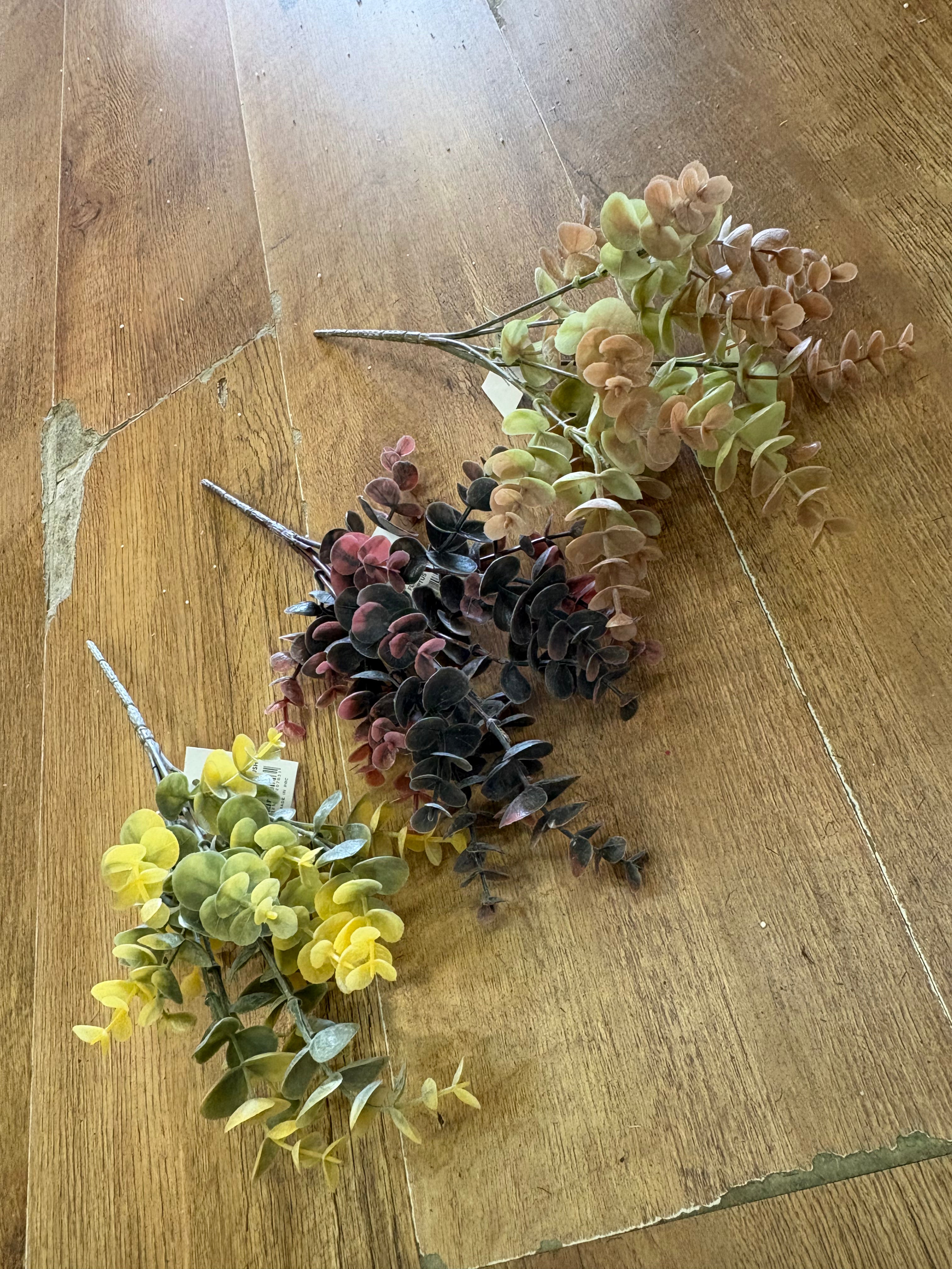 Autumnal eucalyptus bunch - 3 colours available