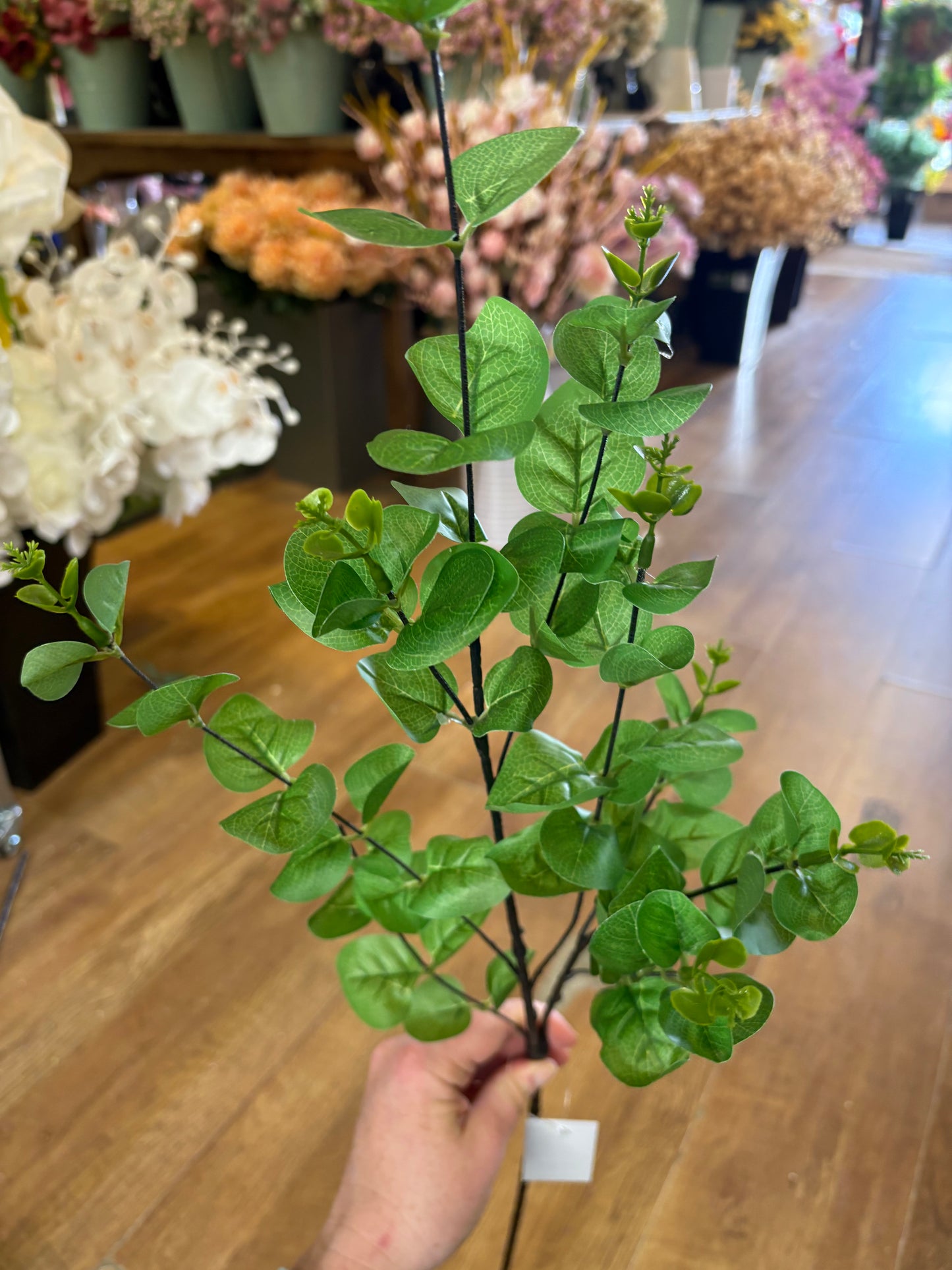 91cm long stem eucalyptus spray - 2 colours available