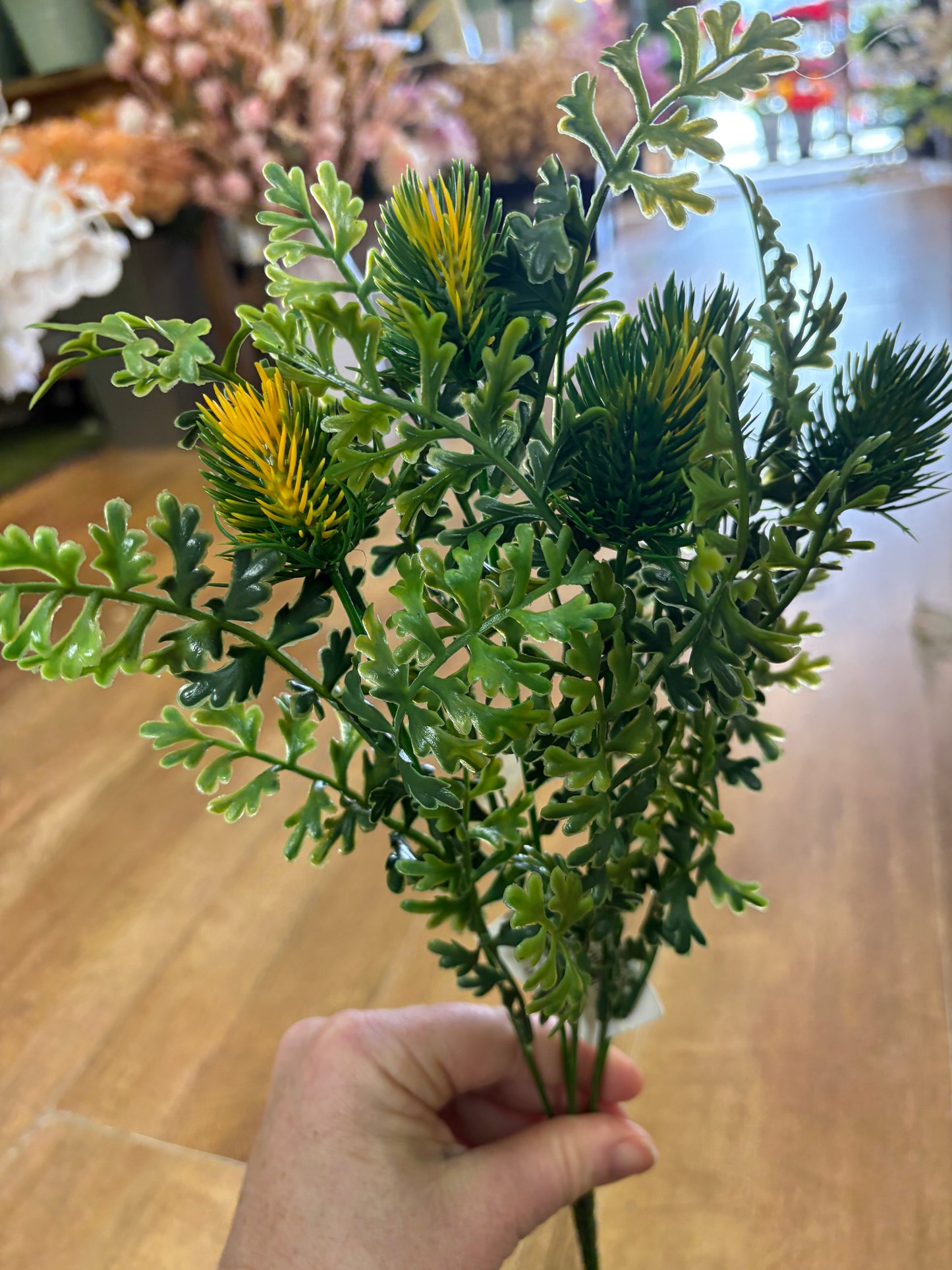 Thistle and foliage bunch - 3 colours available