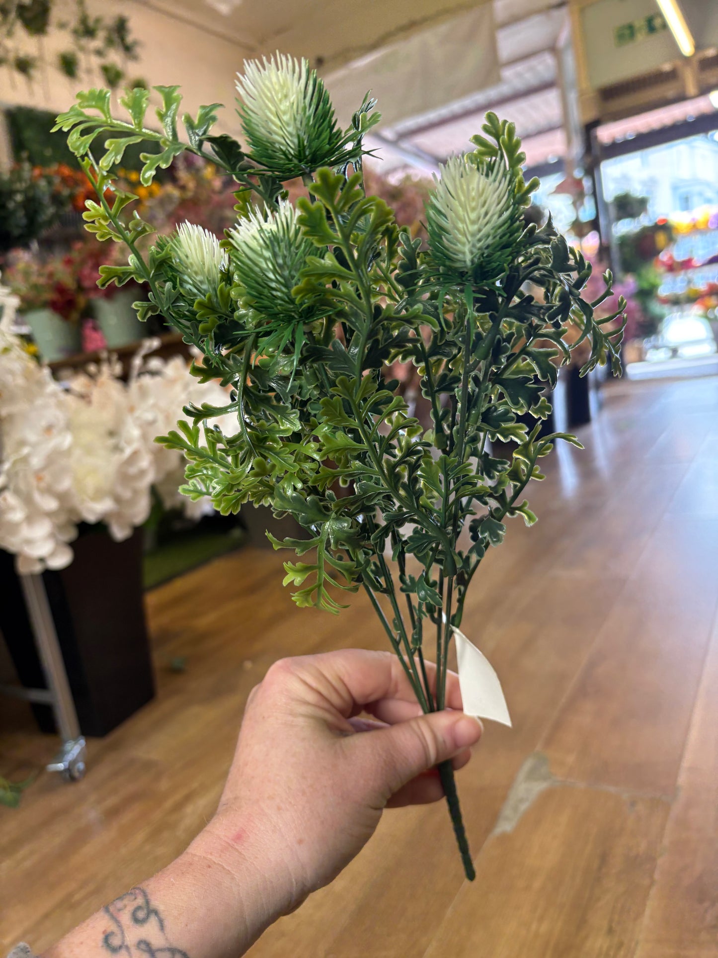 Thistle and foliage bunch - 3 colours available