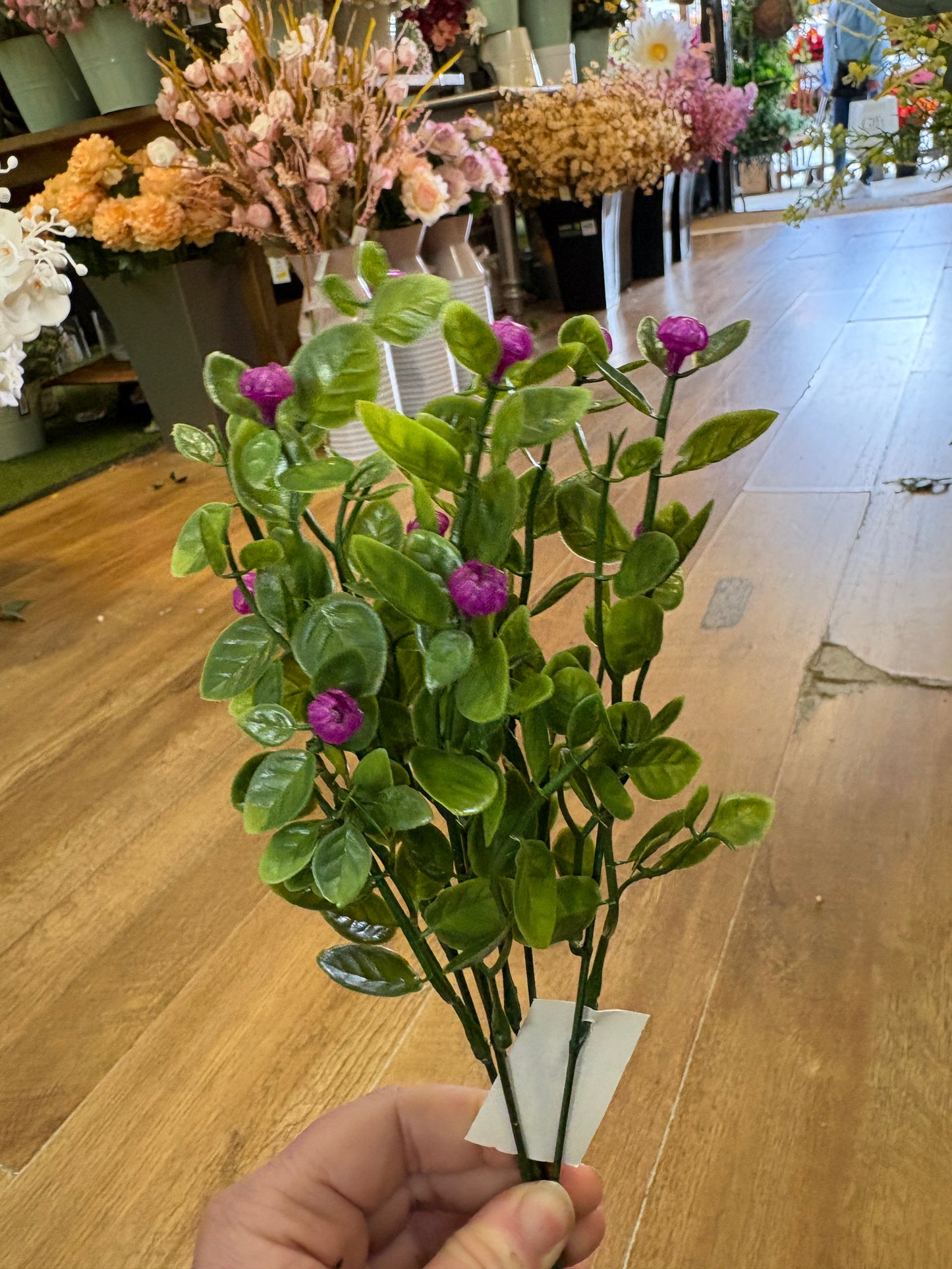 Plastic bud bush - 4 colours available