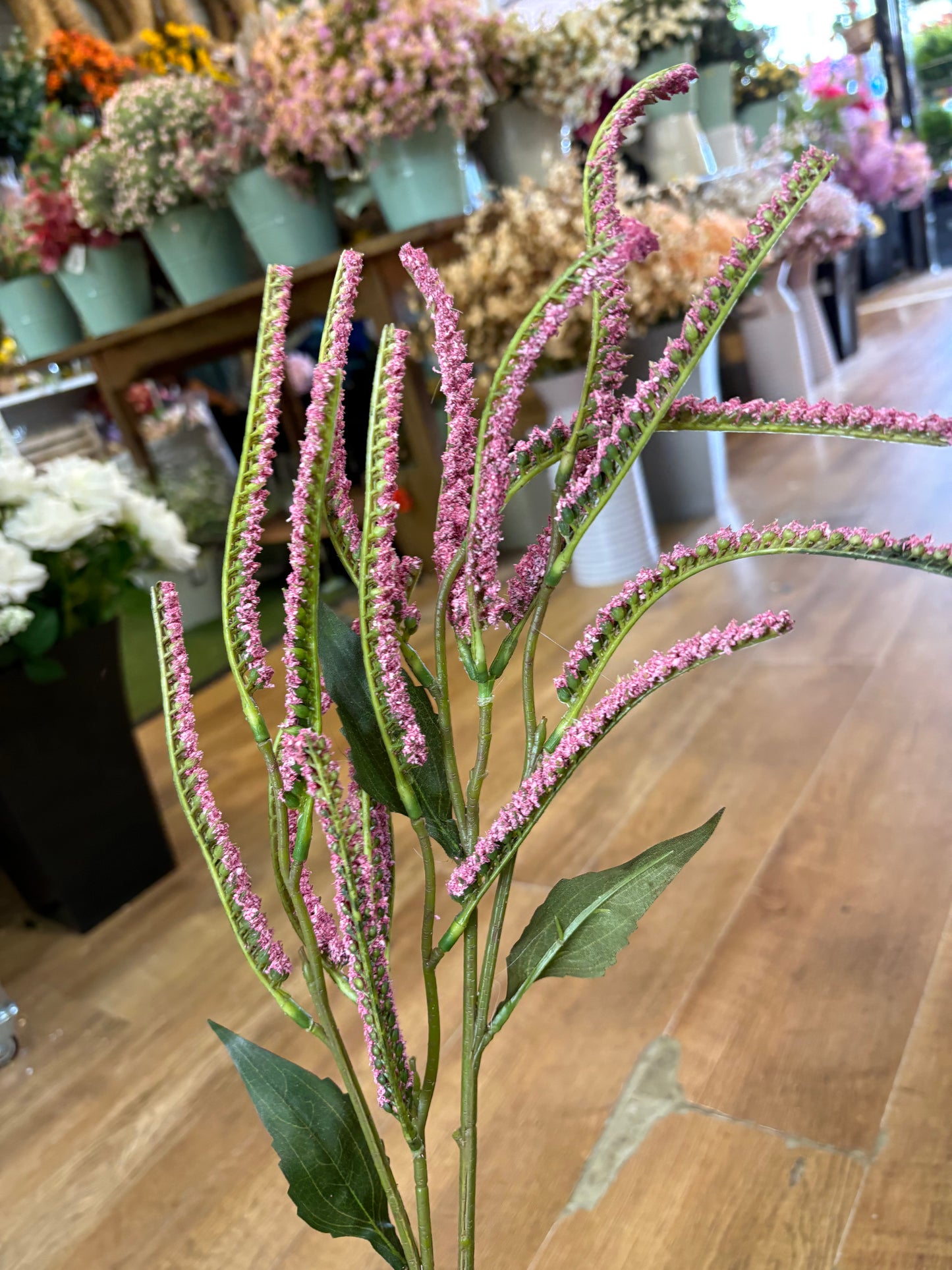 72cm pink salvia spray