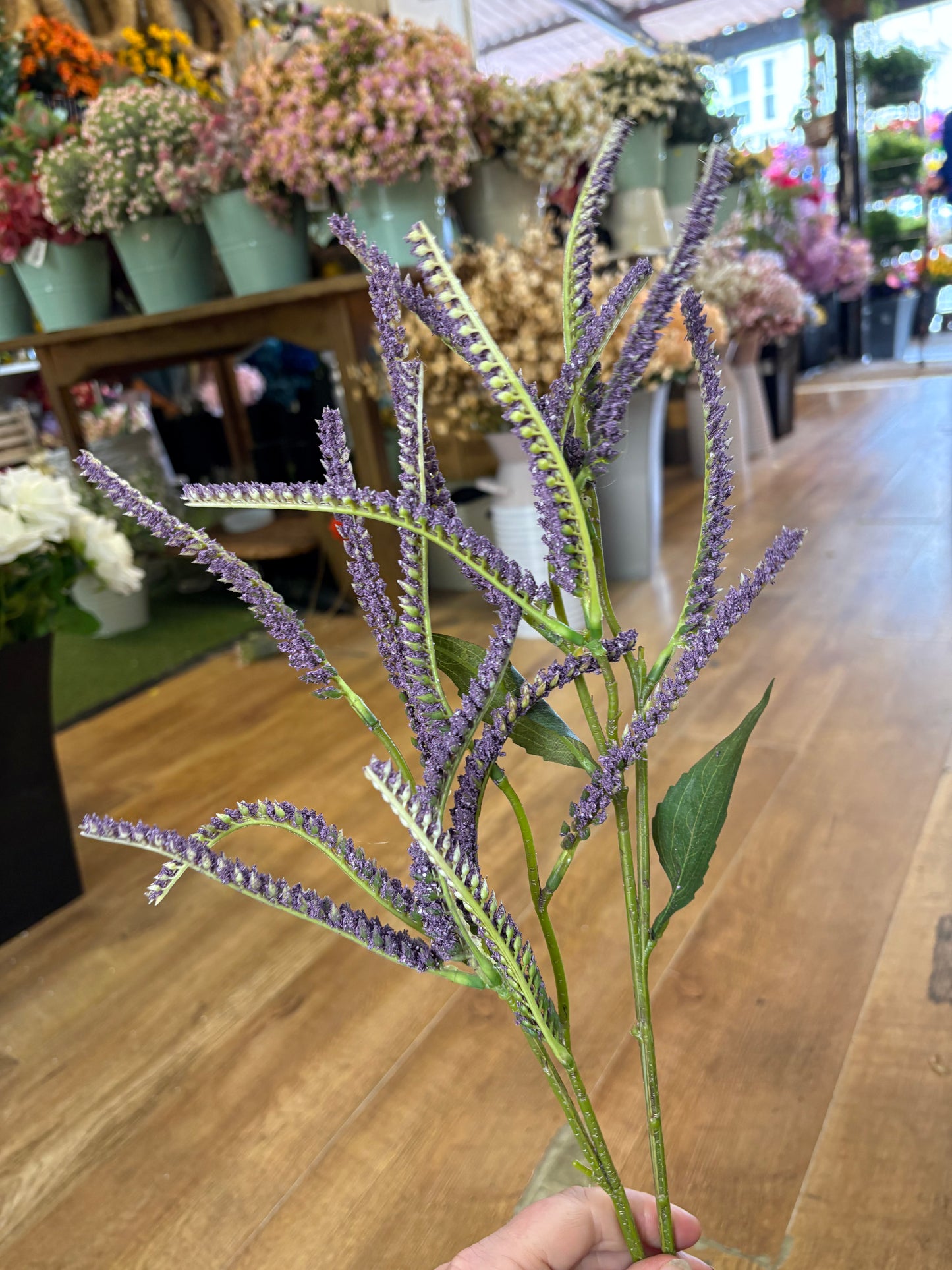 72cm purple salvia spray