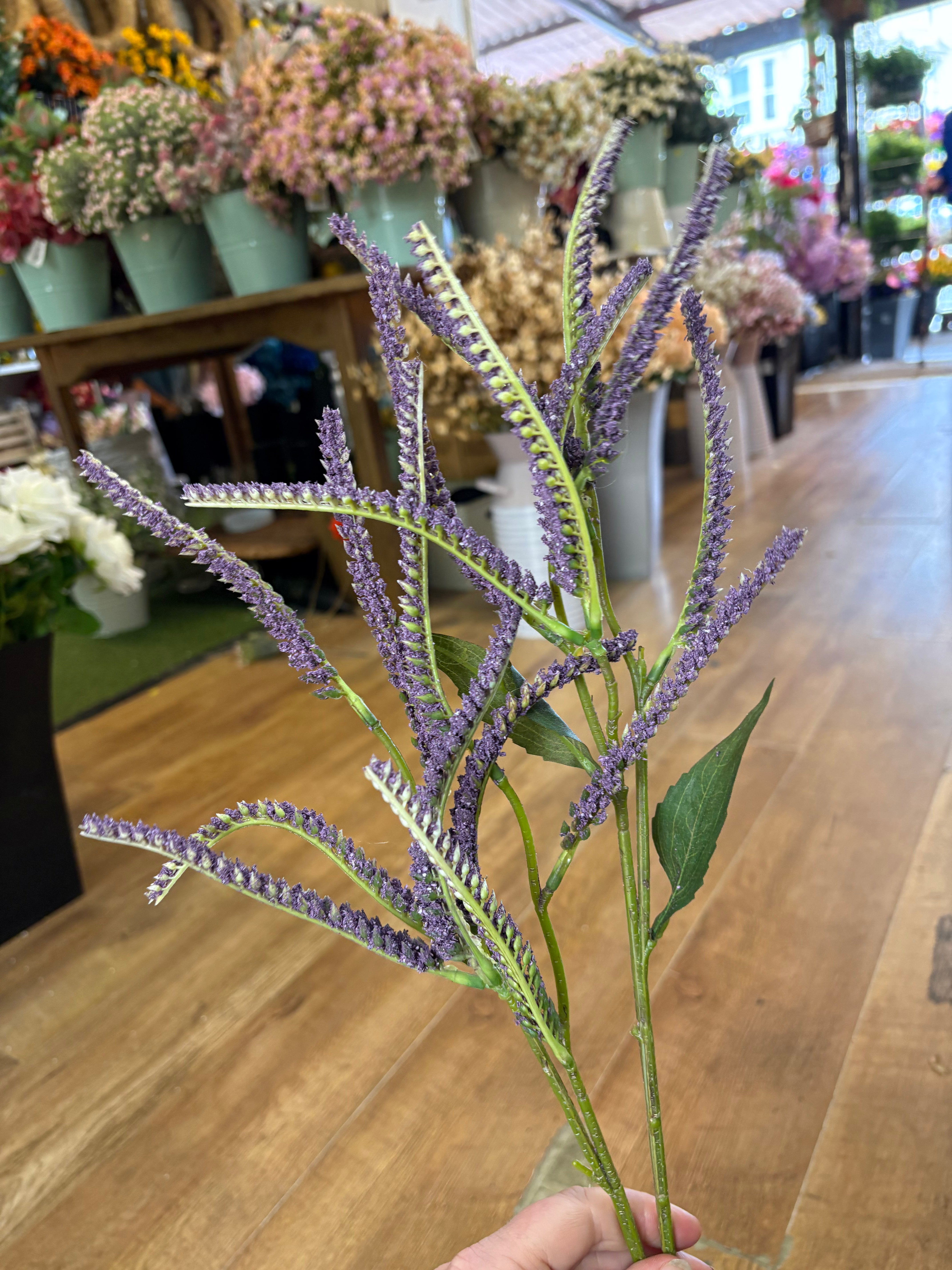 72cm purple salvia spray