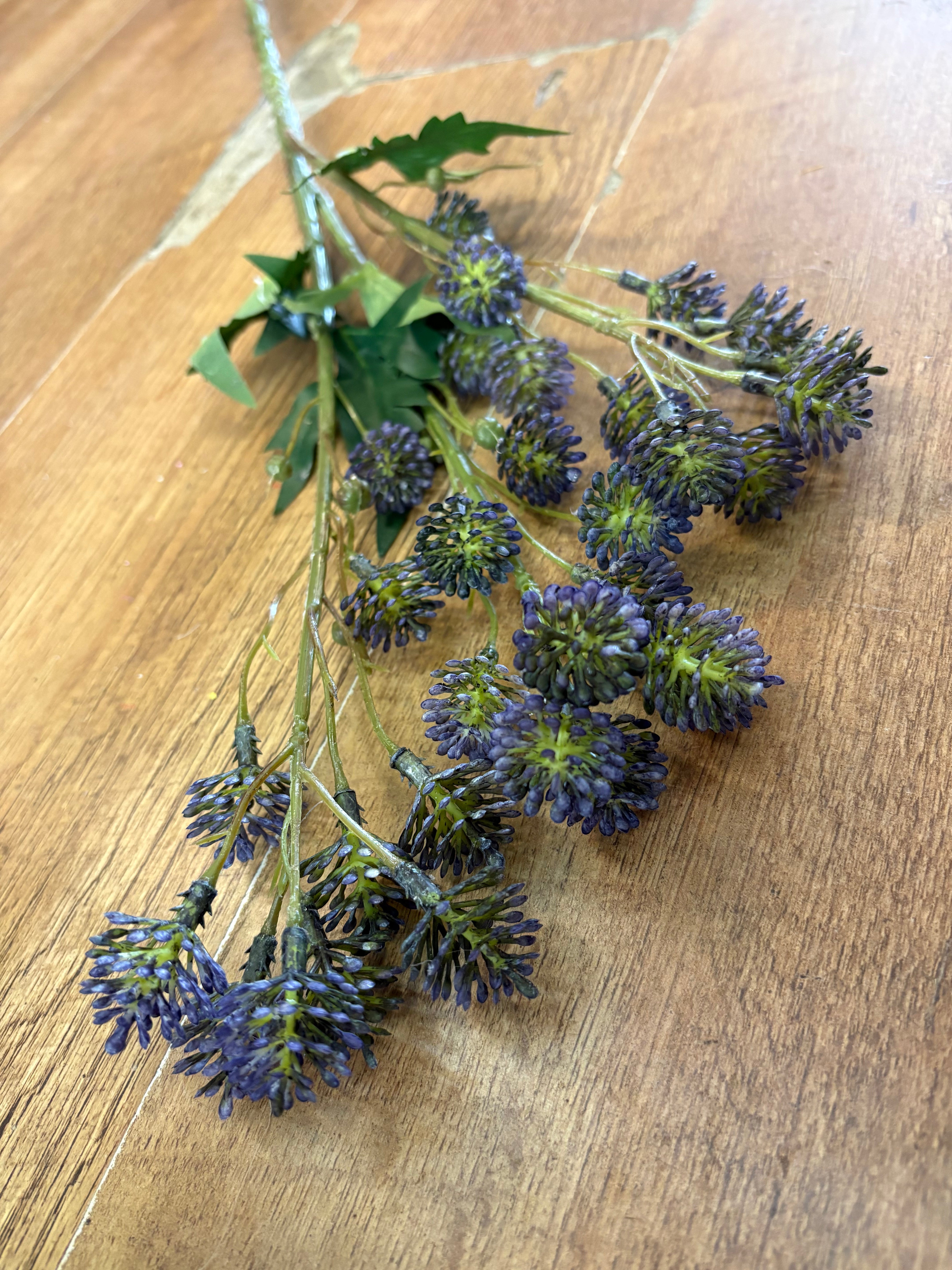 84cm tall blue fire bud spray (buds 2cm)