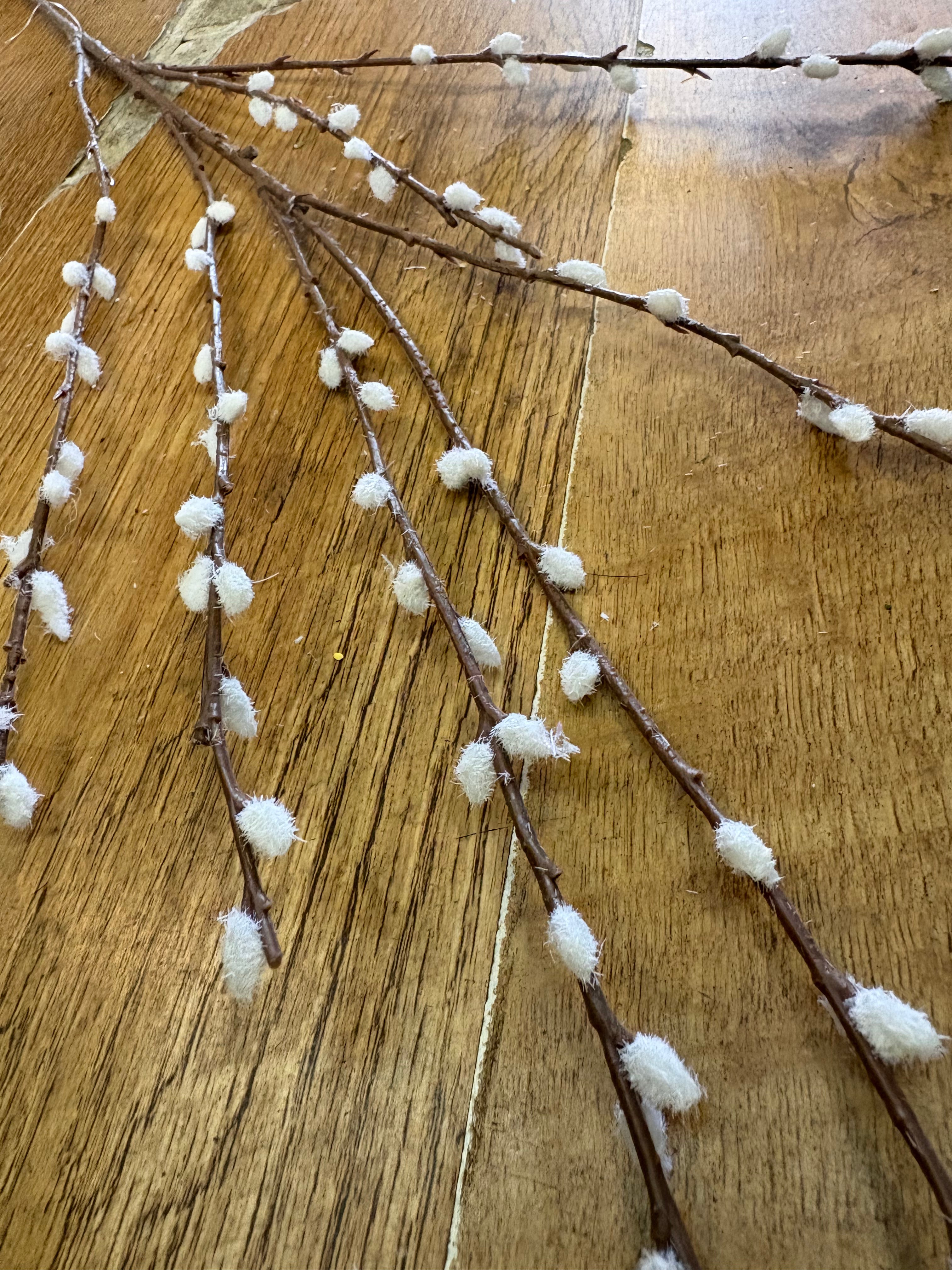 93cm pussy willow spray