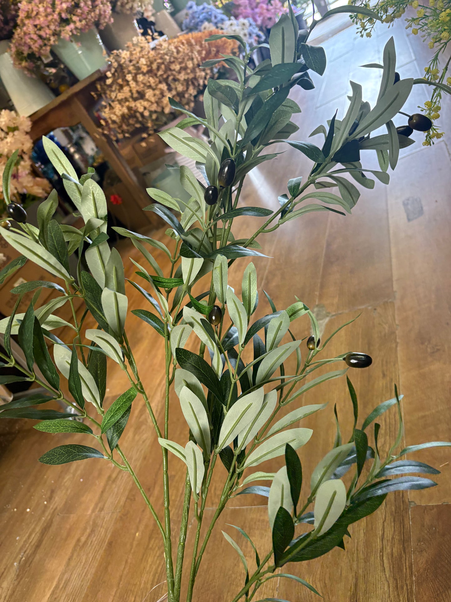 100cm tall Large Olive branch
