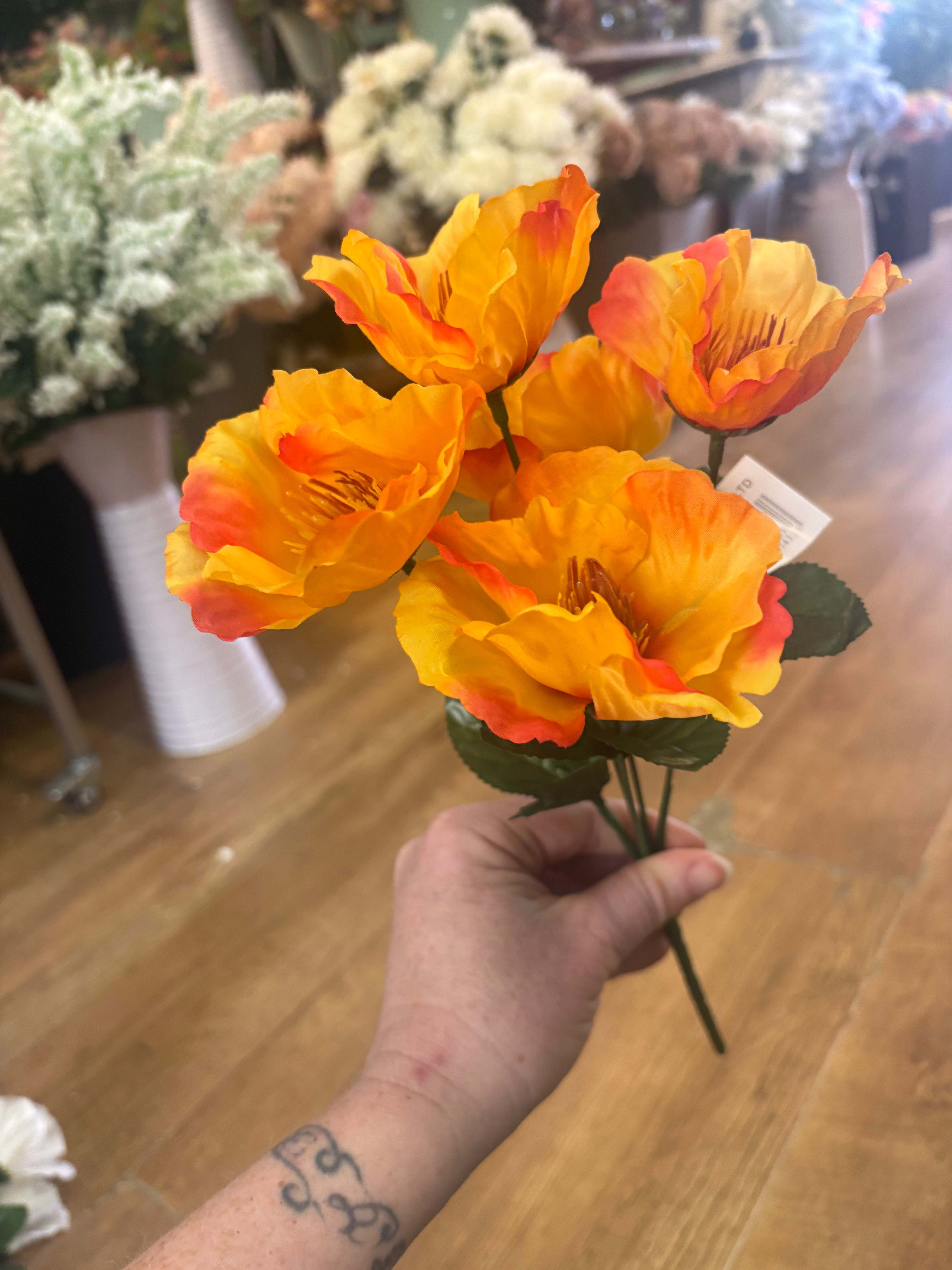 Wild poppy bunch - 6 colours available