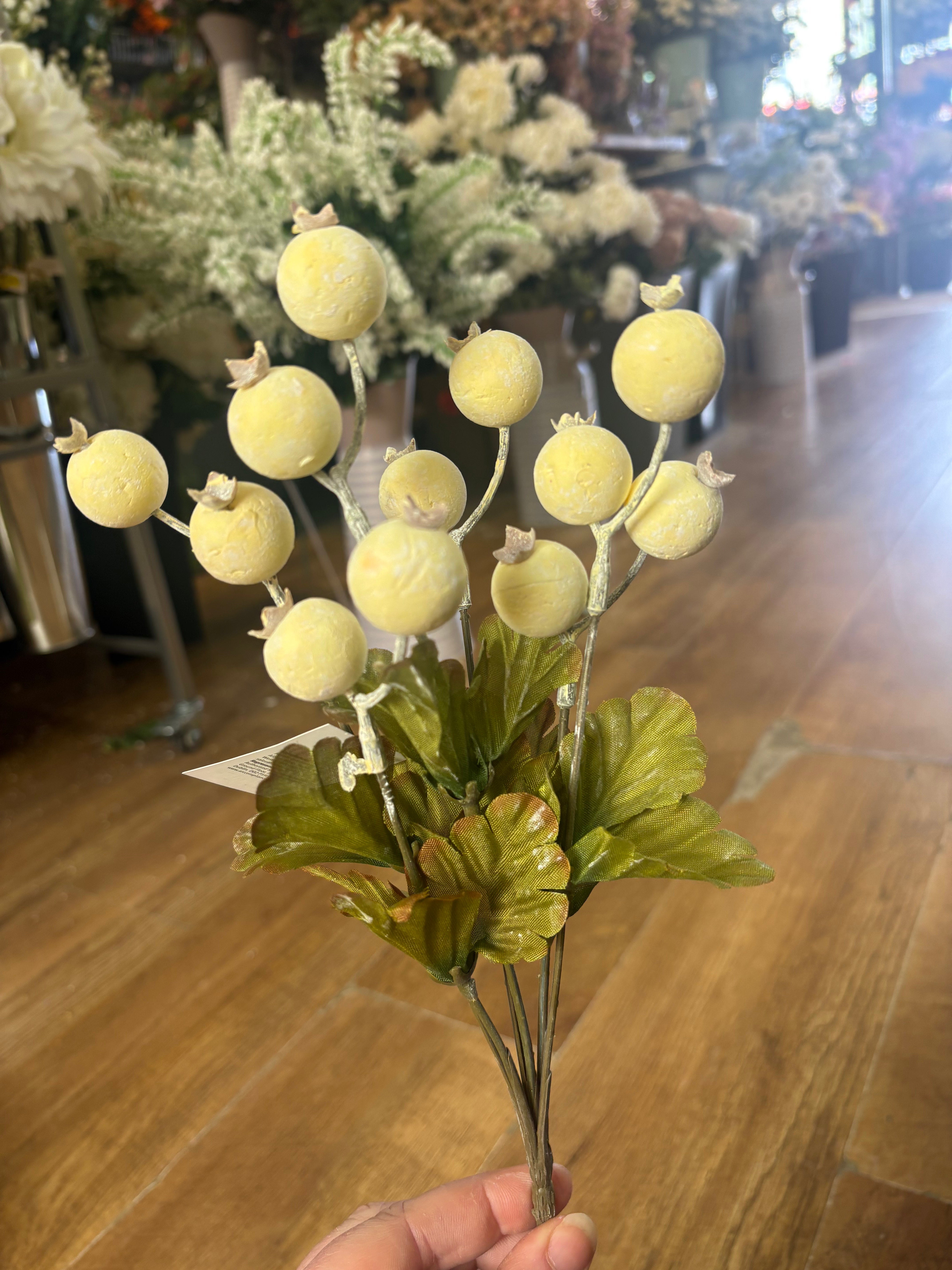 Dusted Hawthorn berry bunch - 4 colours available