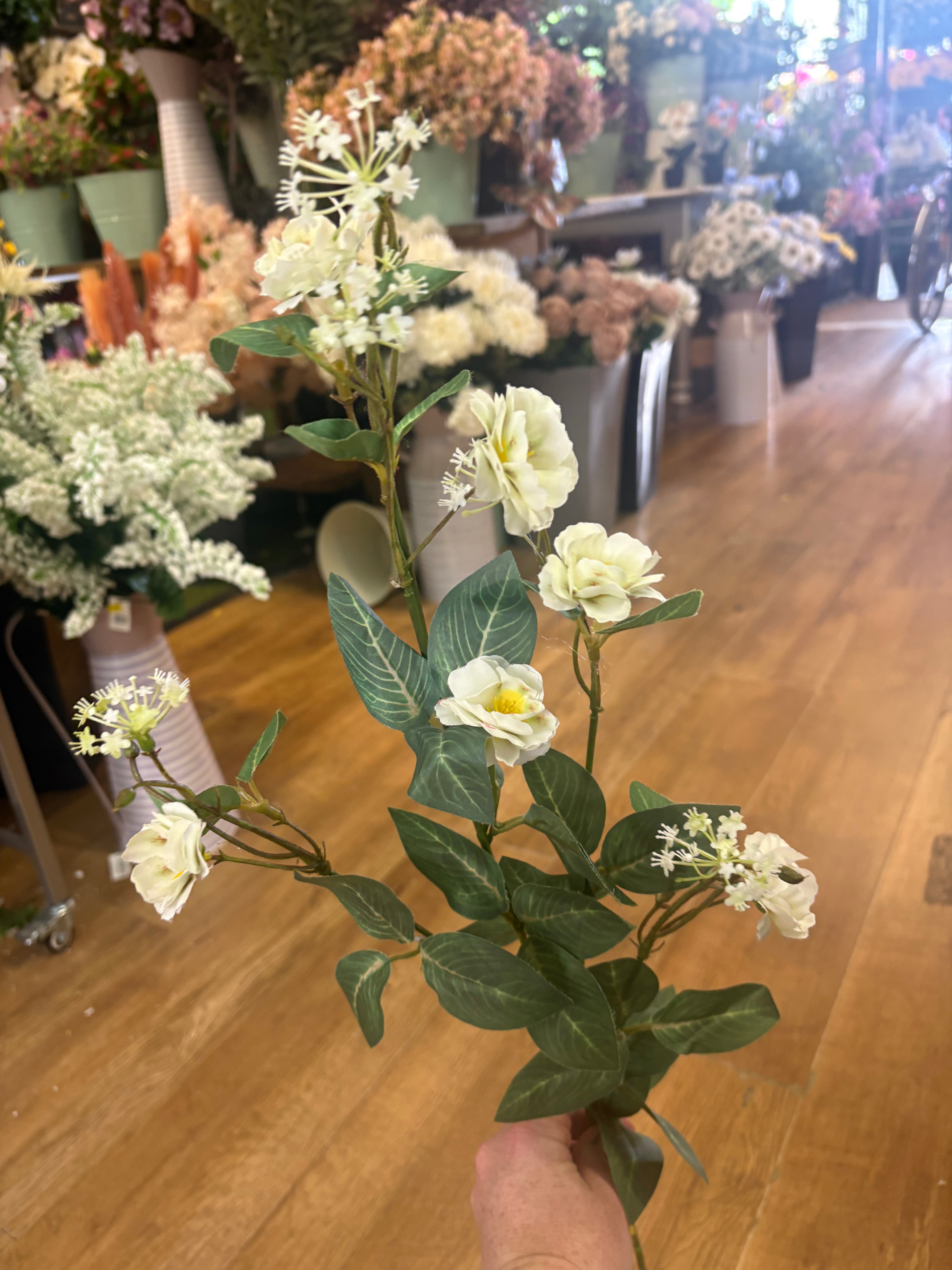 85cm tall white Marina spray