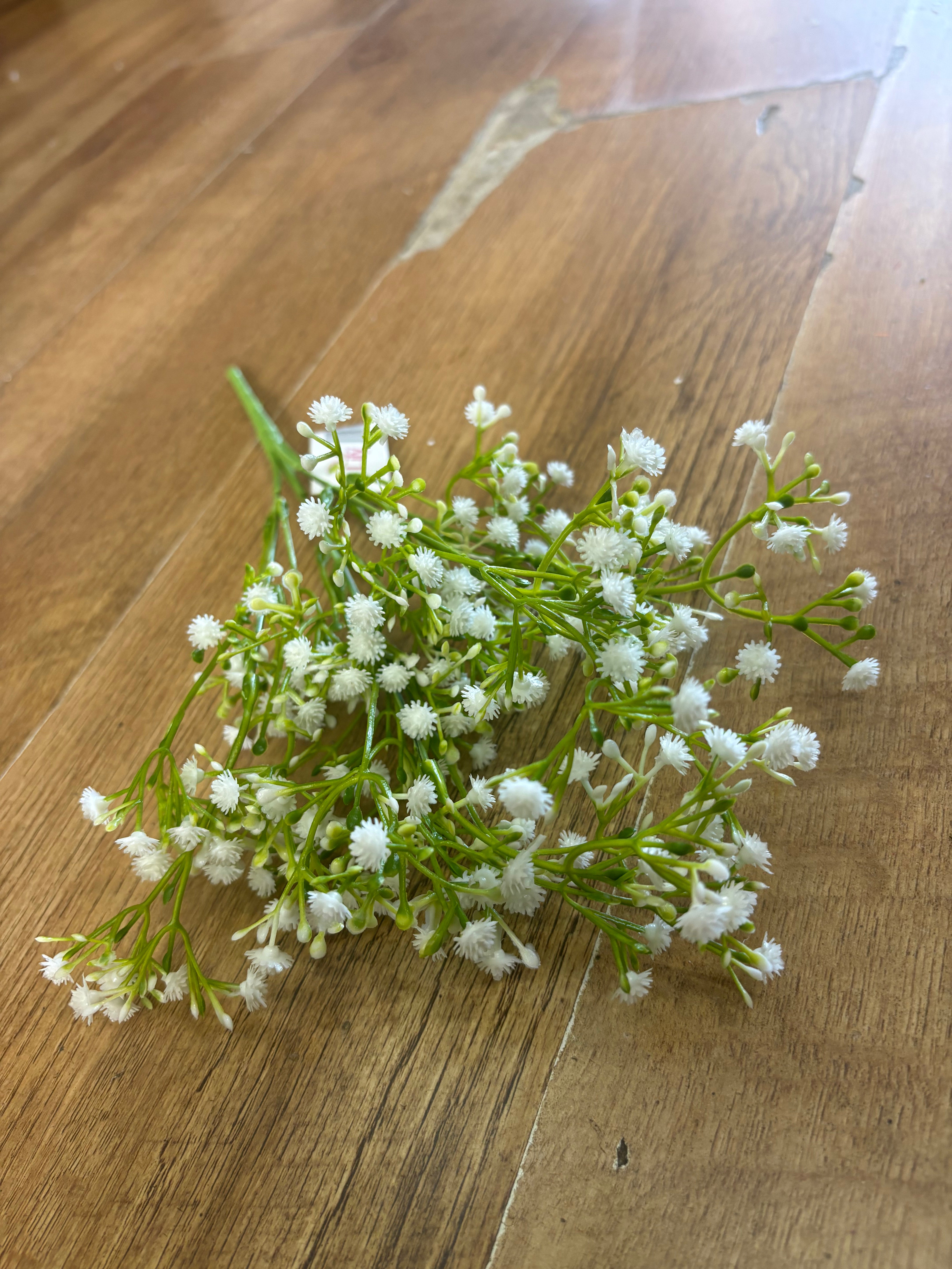 White gypsophila bunch