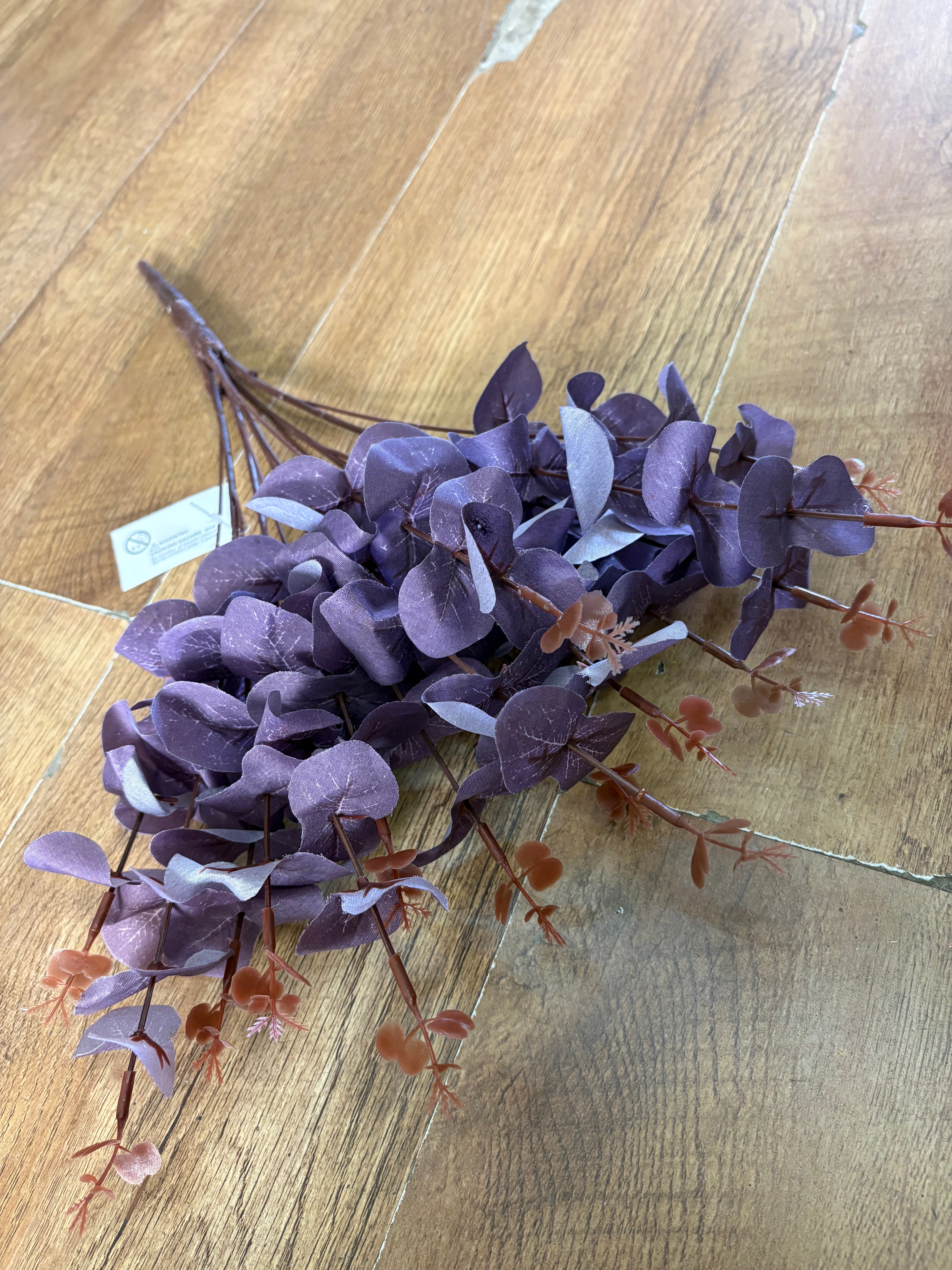 Large bunch of dark/dusky purple eucalyptus