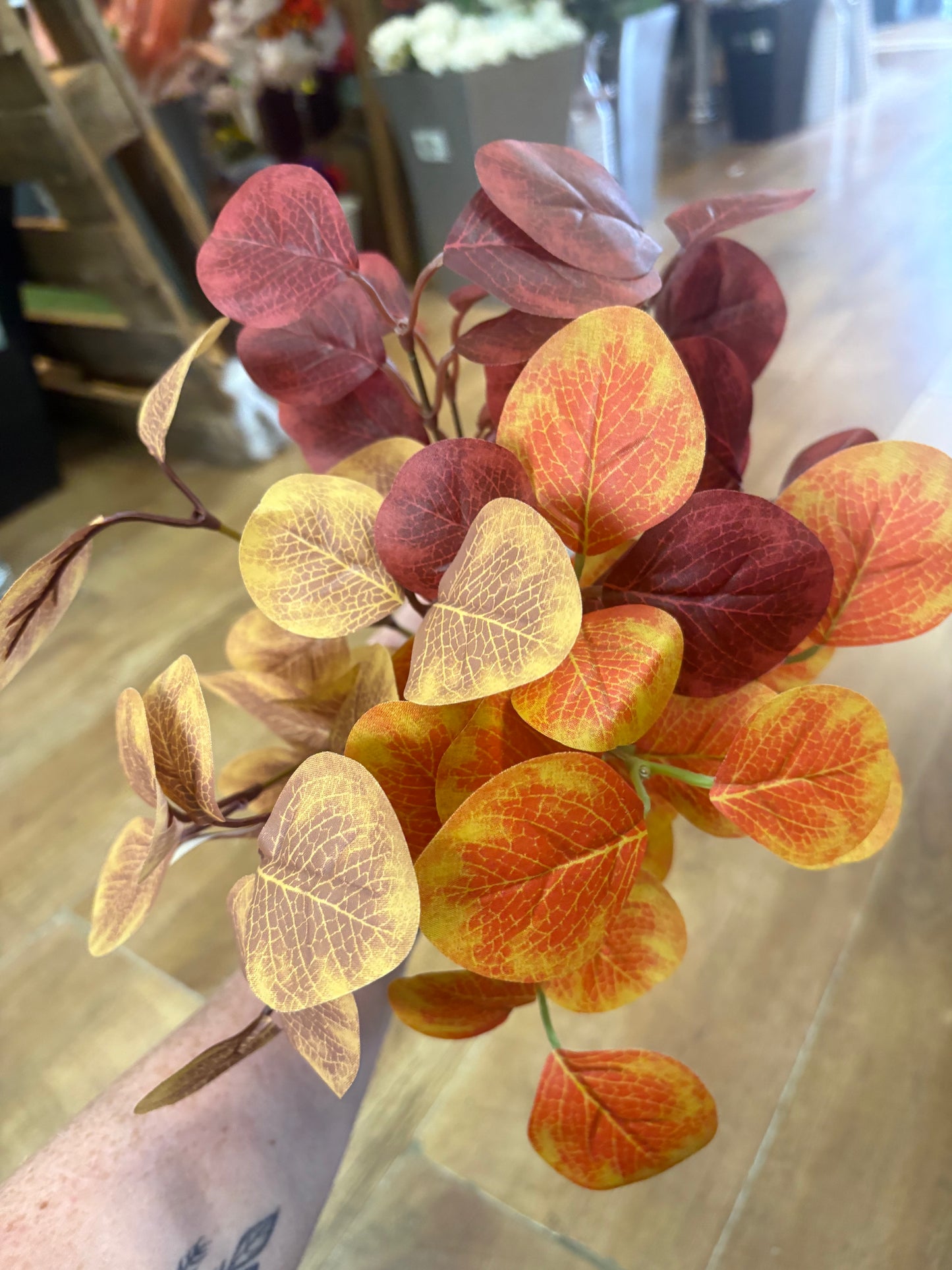 Autumnal round leaf eucalyptus bunch - 3 colours available