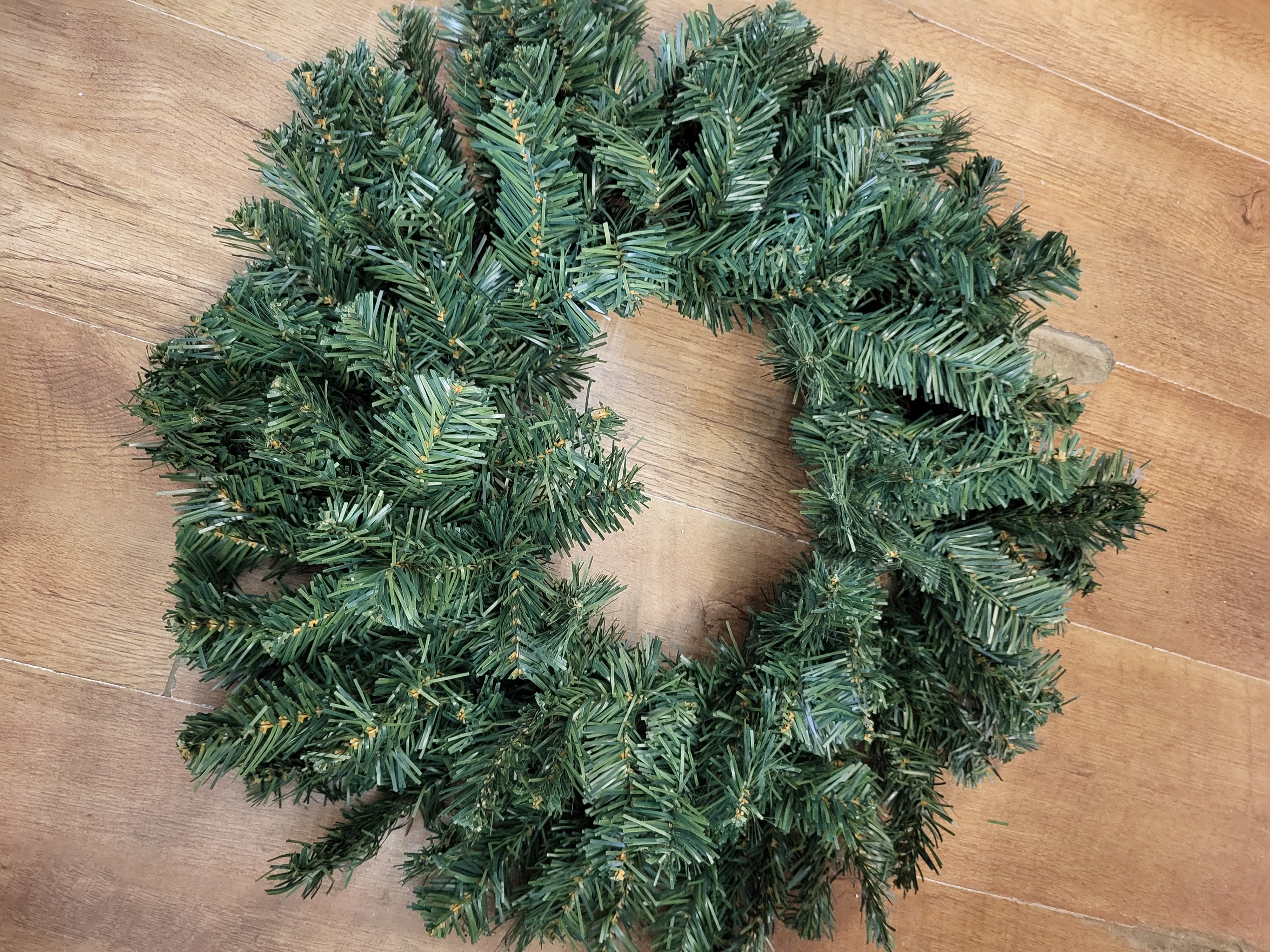 60cm pine wreath  (120 tips) image 0