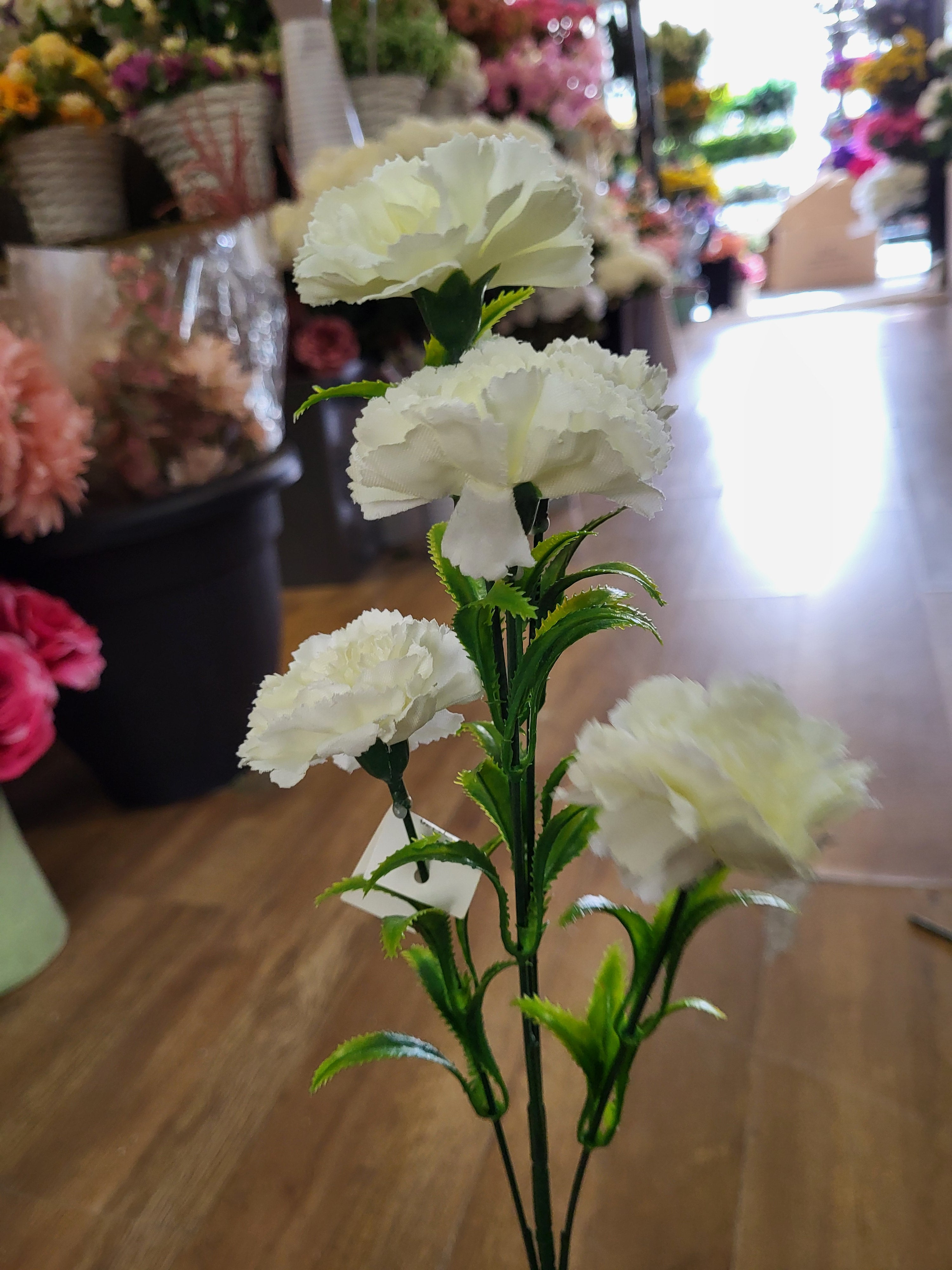 Long stem carnation spray - 6 colours available image 3