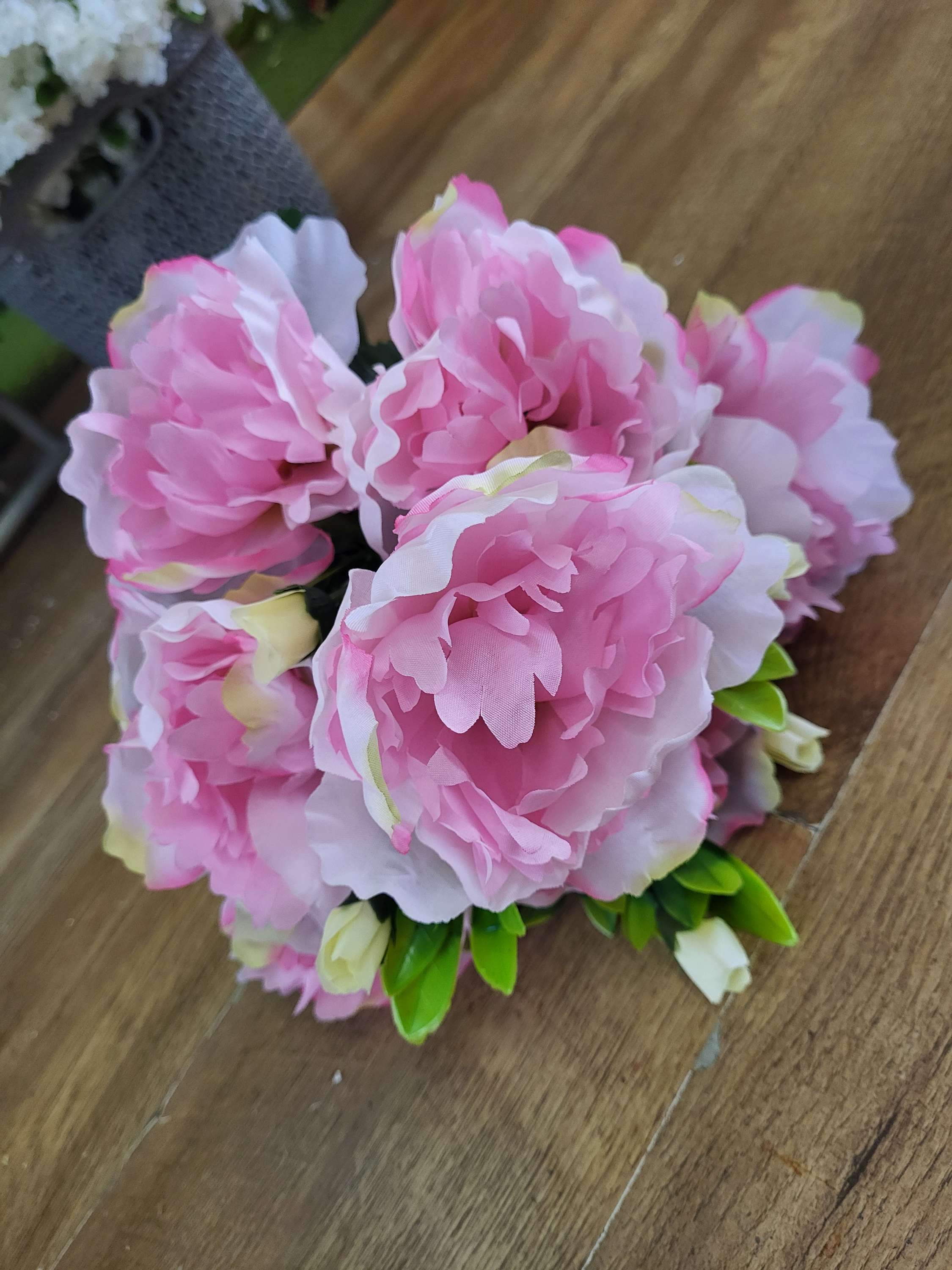 Large peony bouquet - 5 colours available image 4