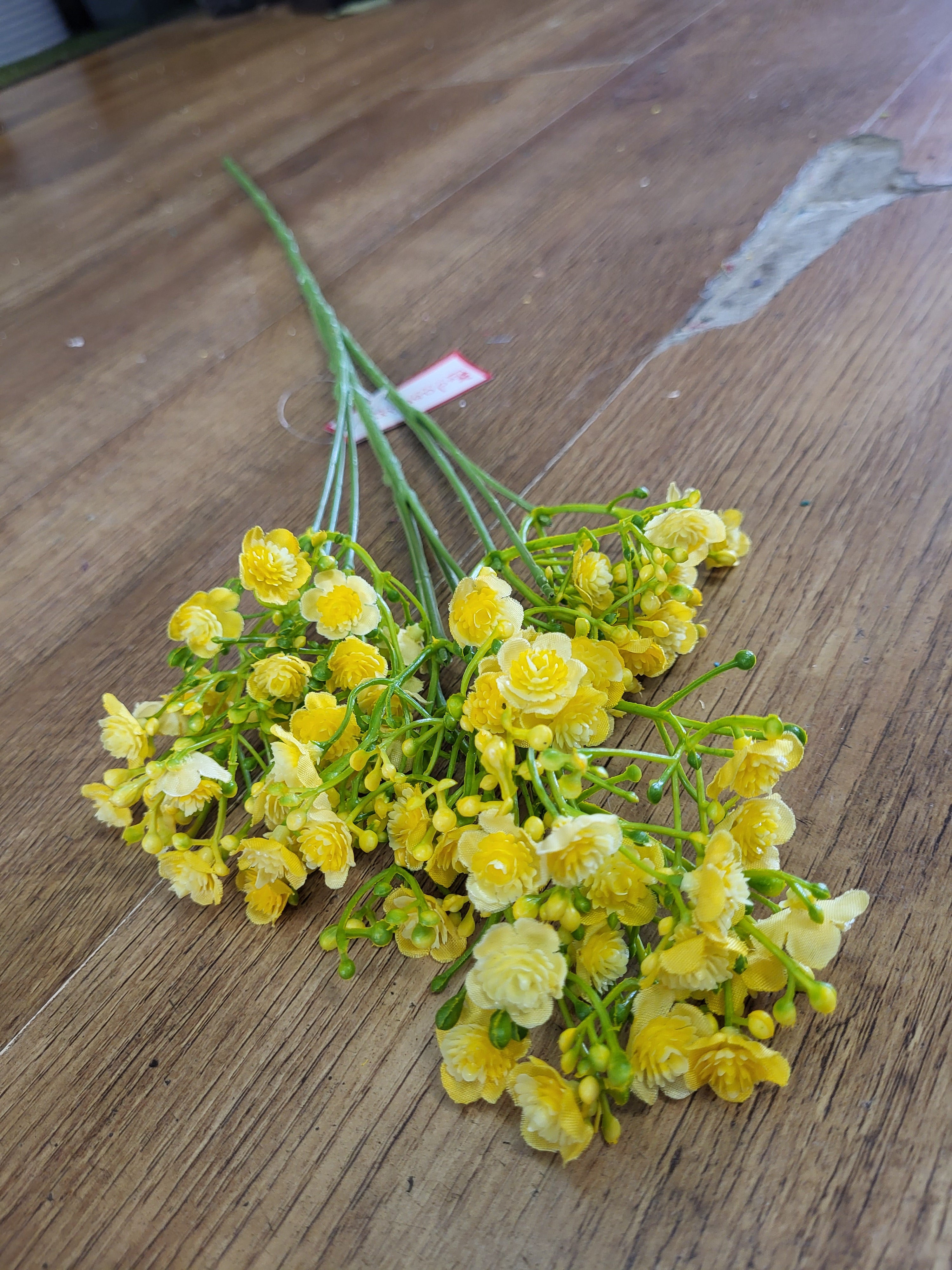 Long stem yellow babies breath image 0