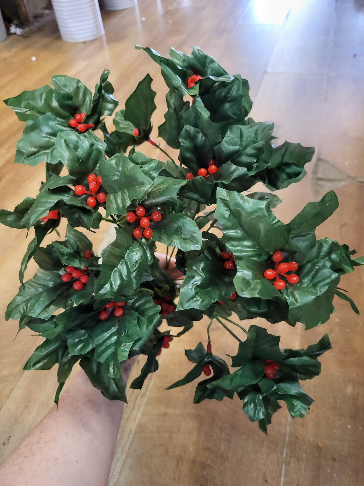 Large bunch of plain leaf holly image 1