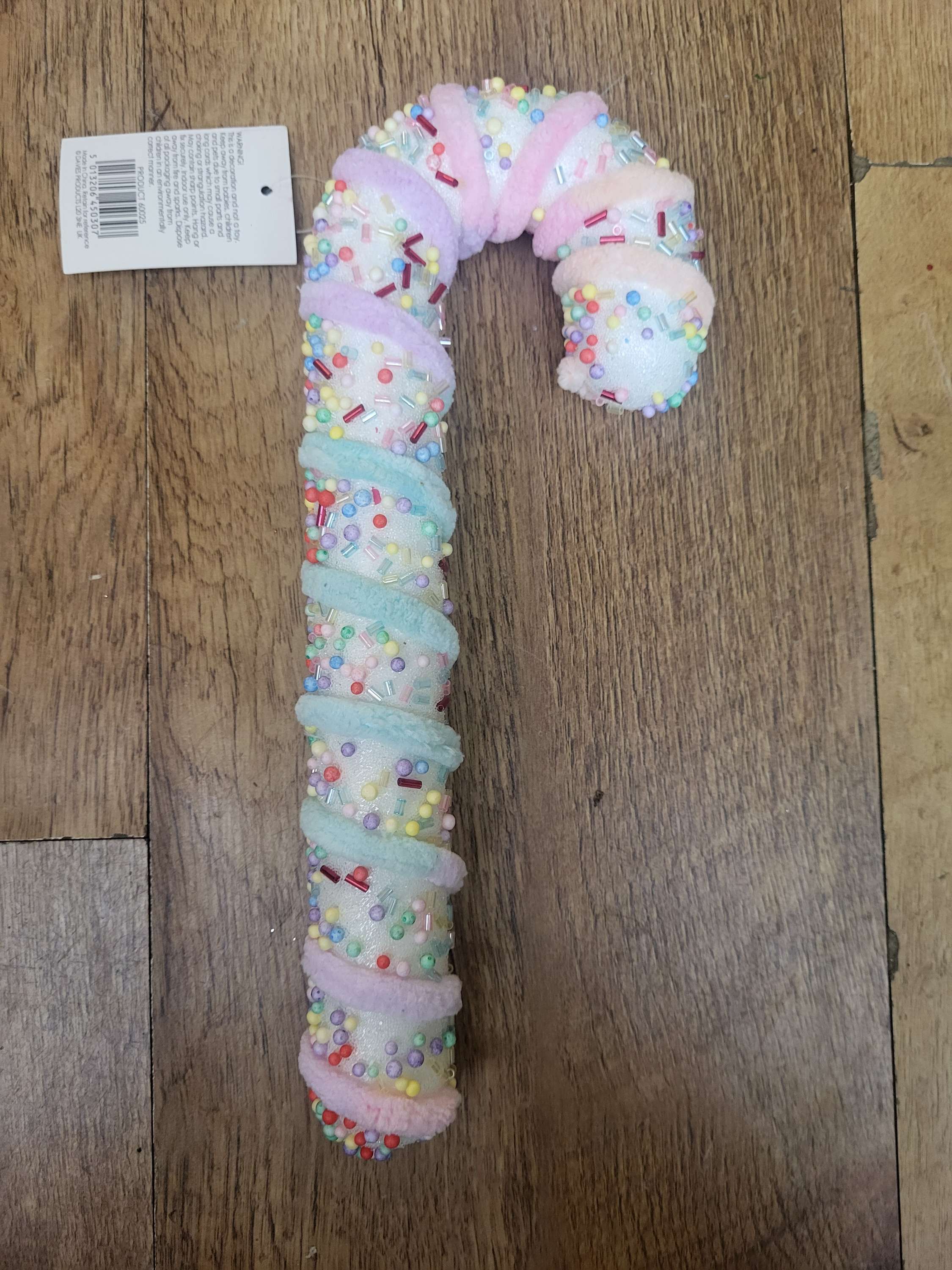 26cm pastel rainbow candy cane image 2